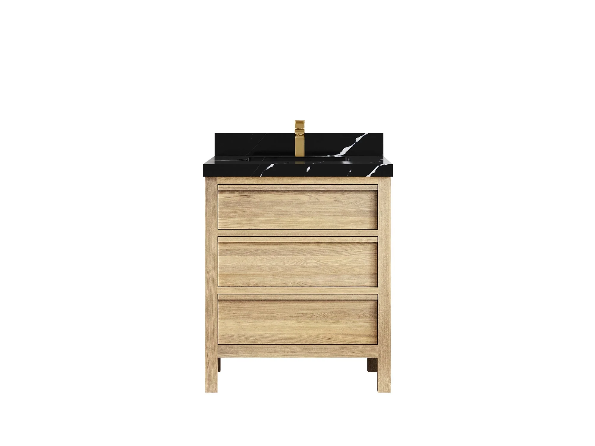 Elizabeth White Oak 30 in. W x 22 in. D Single Sink Bathroom Vanity - Image 49