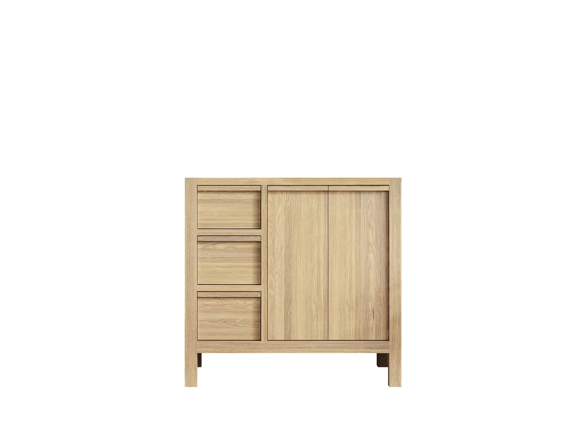 Elizabeth White Oak 36 in. W x 22 in. D Center Sink Bathroom Vanity - Image 49