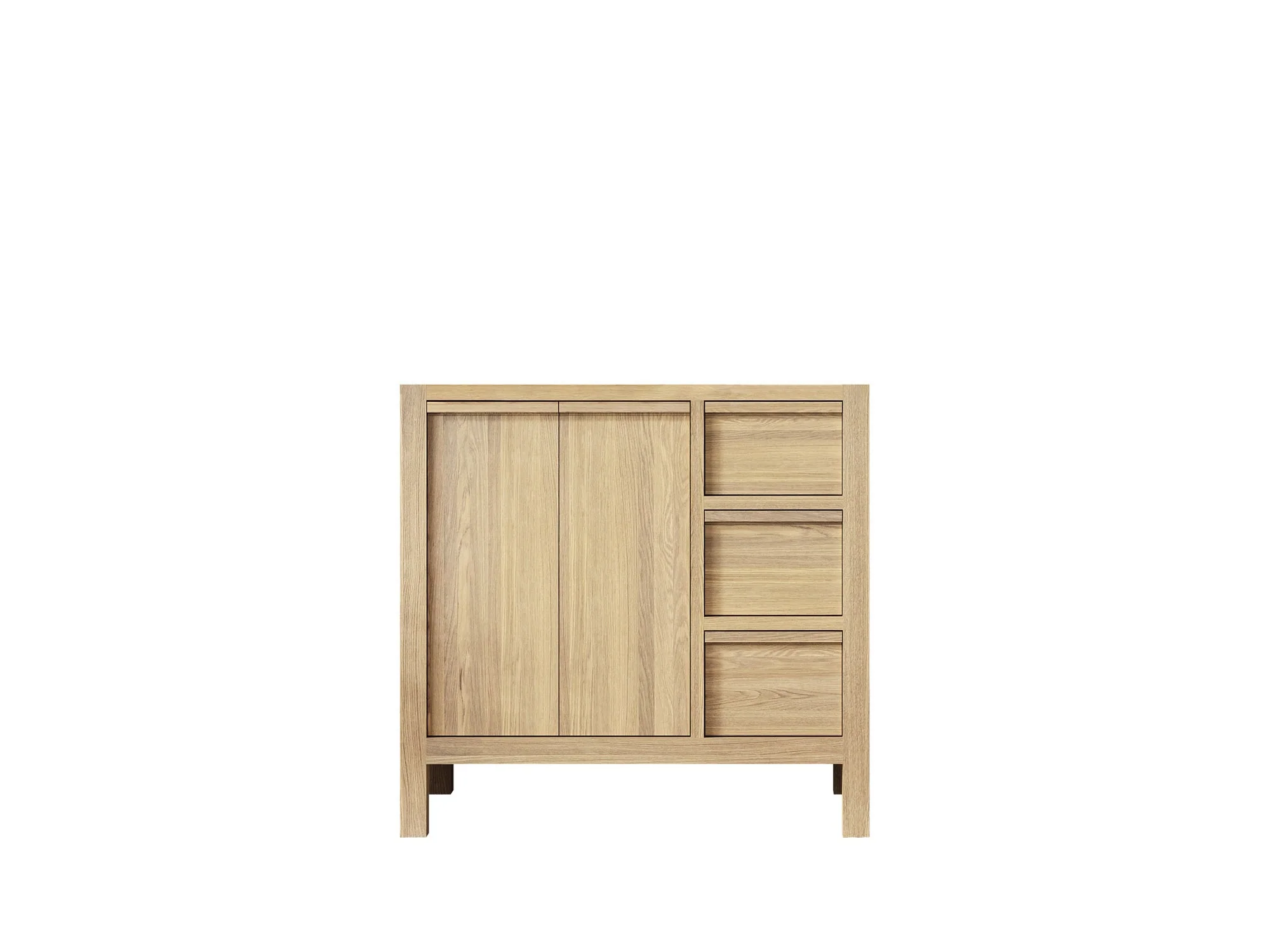 Elizabeth White Oak 36 in. W x 22 in. D Center Sink Bathroom Vanity - Image 50