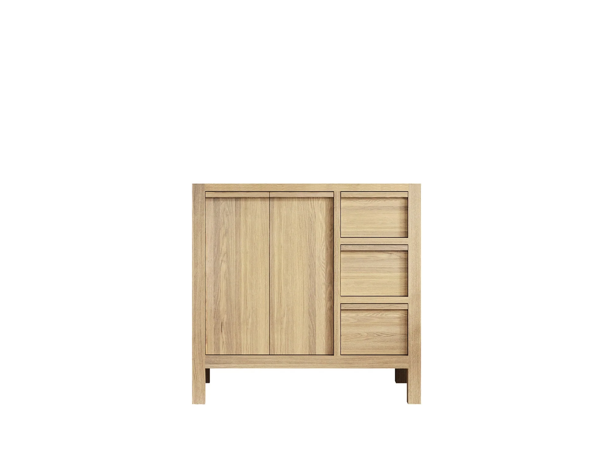 Elizabeth White Oak 36 in. W x 22 in. D Left Offset Sink Bathroom Vanity - Image 11