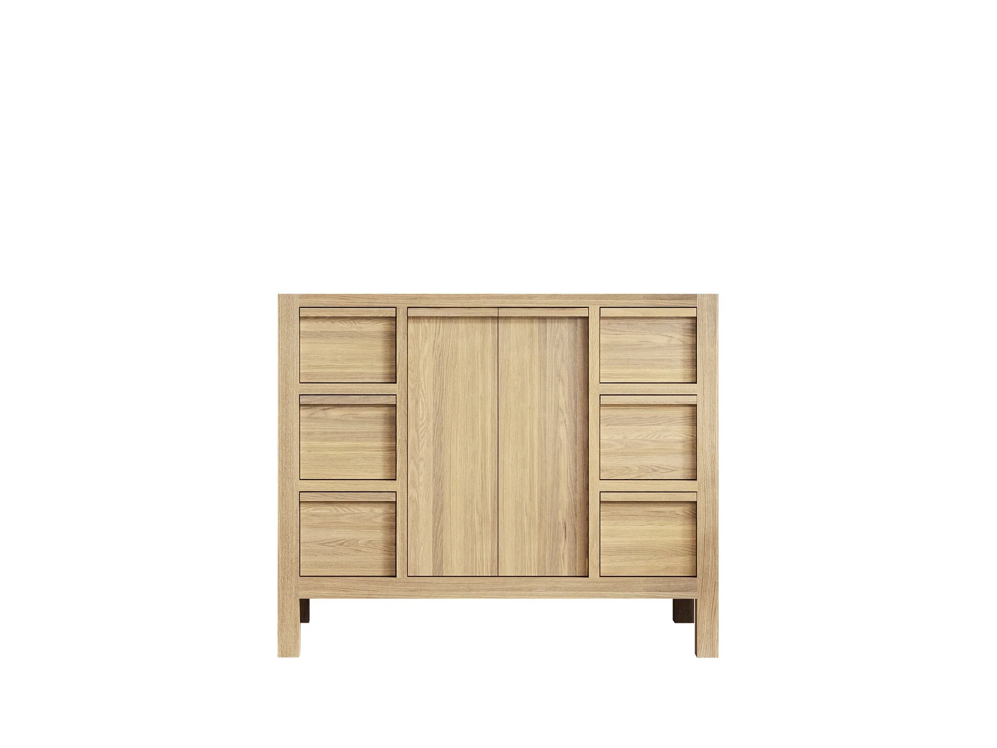 Elizabeth White Oak 42 in. W x 22 in. D Single Sink Bathroom Vanity - Image 11