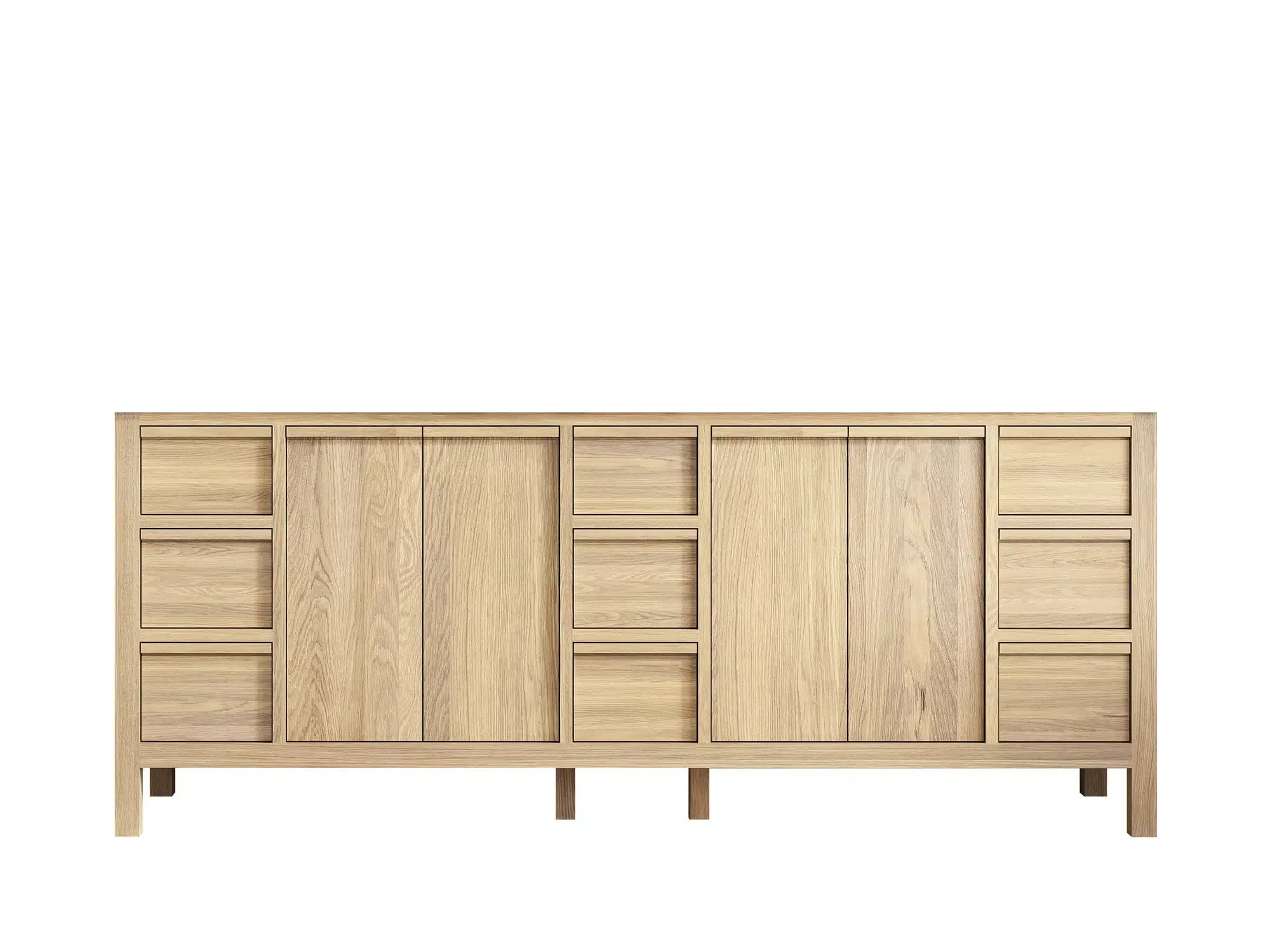 Elizabeth White Oak 84 in. W x 22 in. D Double Sink Bathroom Vanity - Image 11