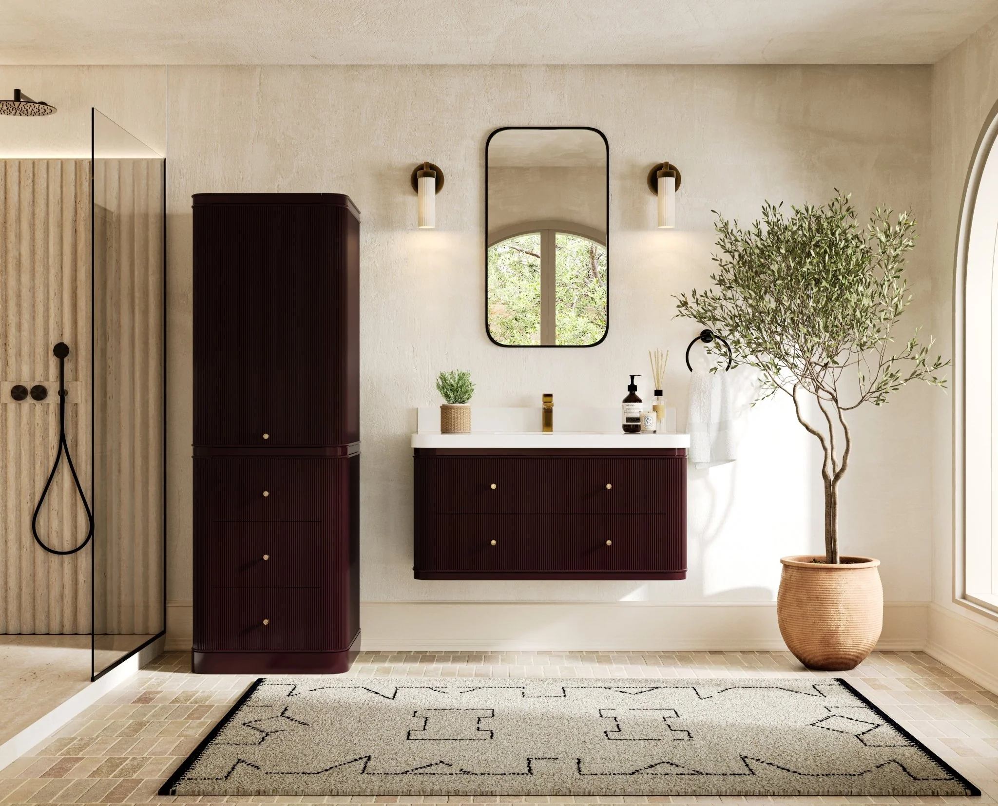 Hampton Floating 42 in. W x 22 in. D Single Sink Bathroom Vanity - Image 4