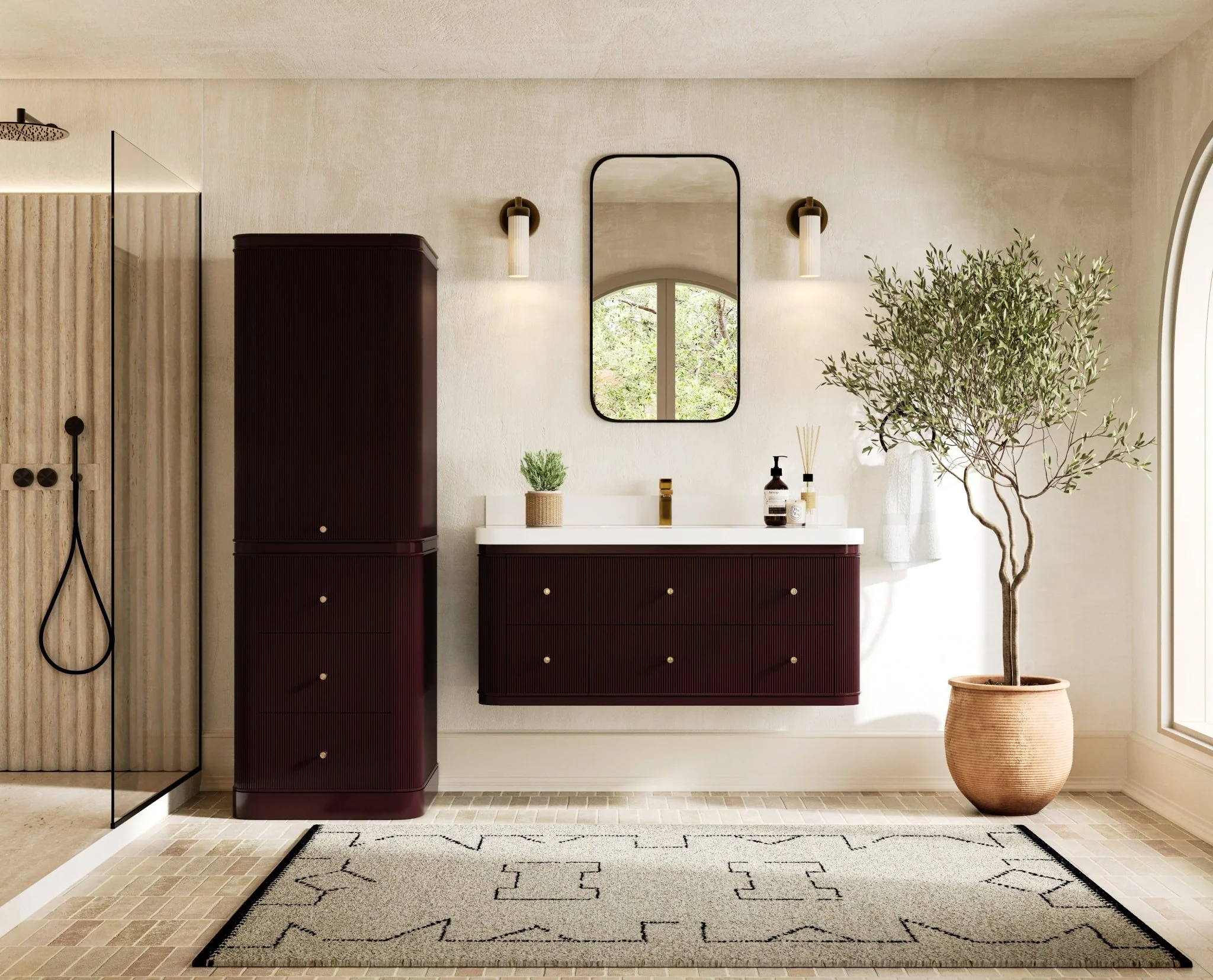 Hampton Floating 48 in. W x 22 in. D Single Sink Bathroom Vanity - Image 4