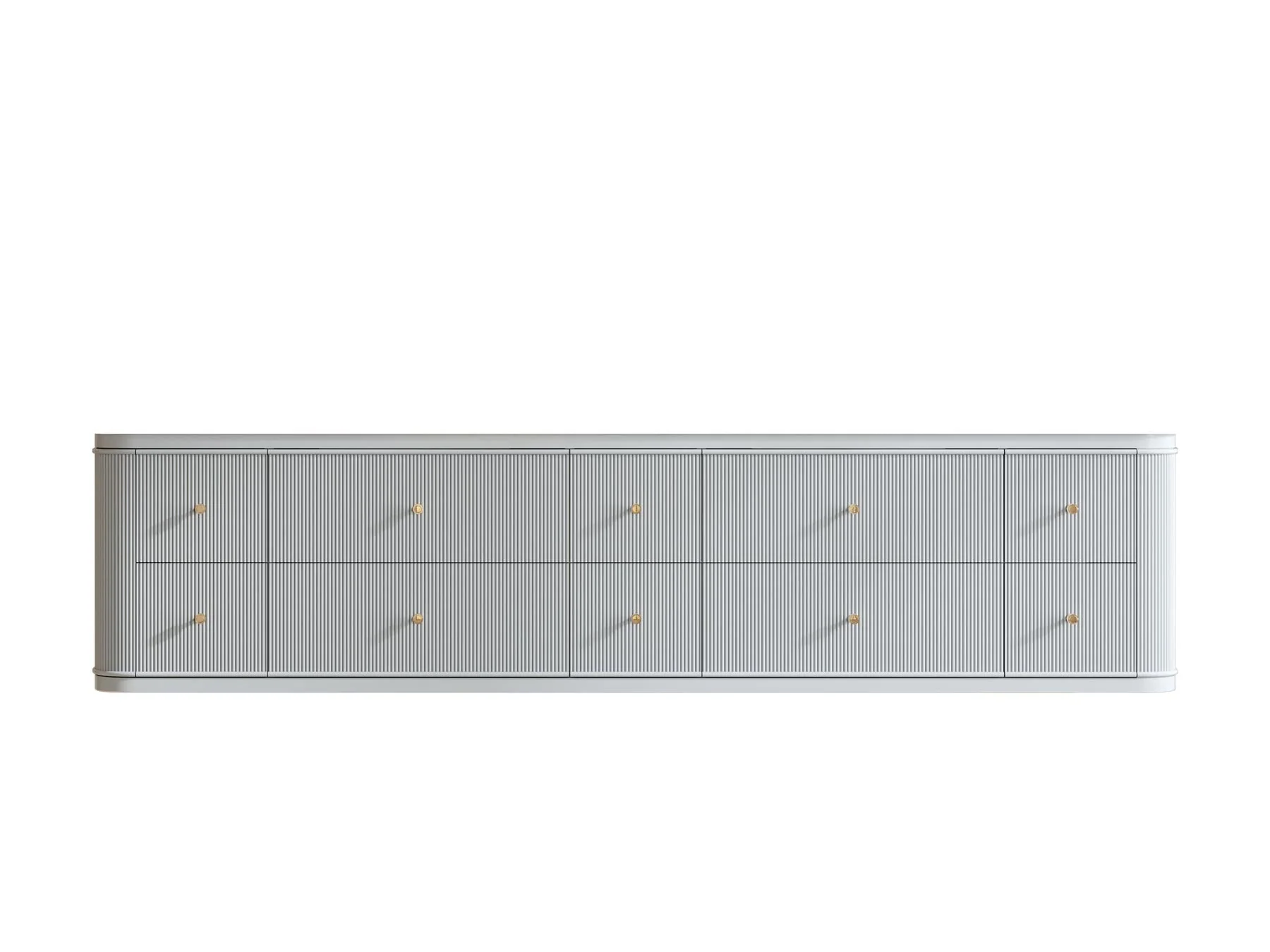 Hampton Floating 84 in. W x 22 in. D Double Sink Bathroom Vanity - Image 6