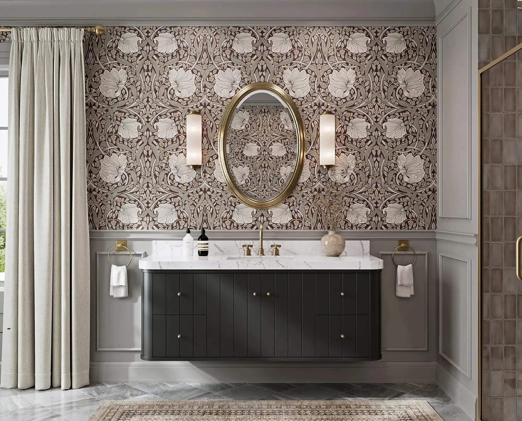 Houston Floating 60 in. W x 22 in. D Single Sink Bathroom Vanity - Image 6