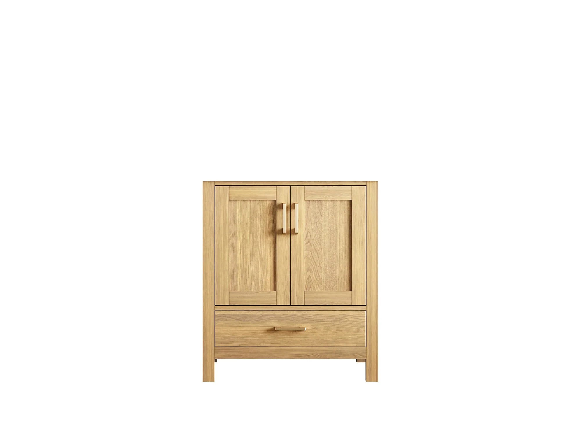 Malibu White Oak 30 in. W x 22 in. D Single Sink Bathroom Vanity - Image 6