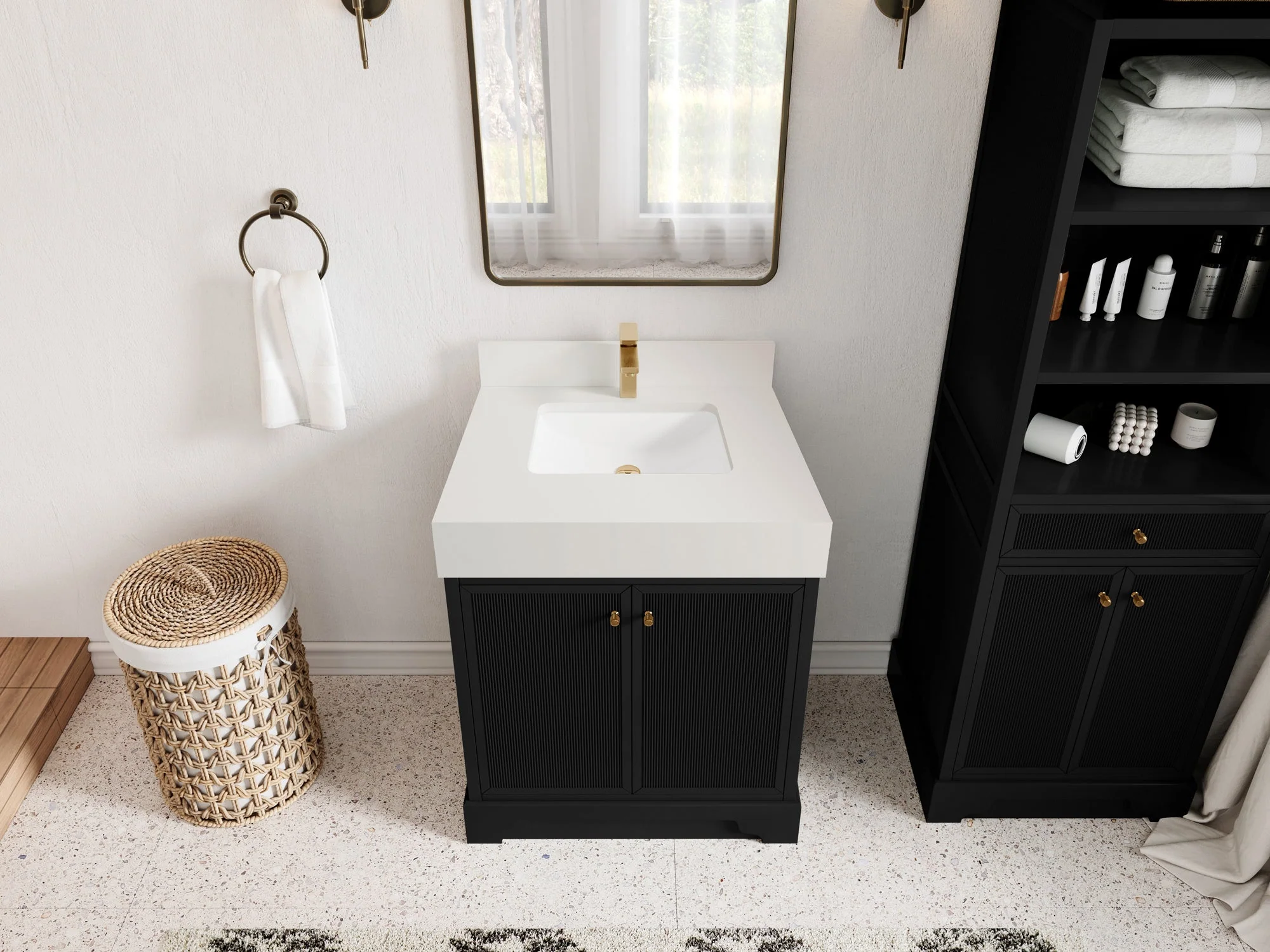 Manhattan 30 in. W x 22 in. D Single Sink Bathroom Vanity - Image 10
