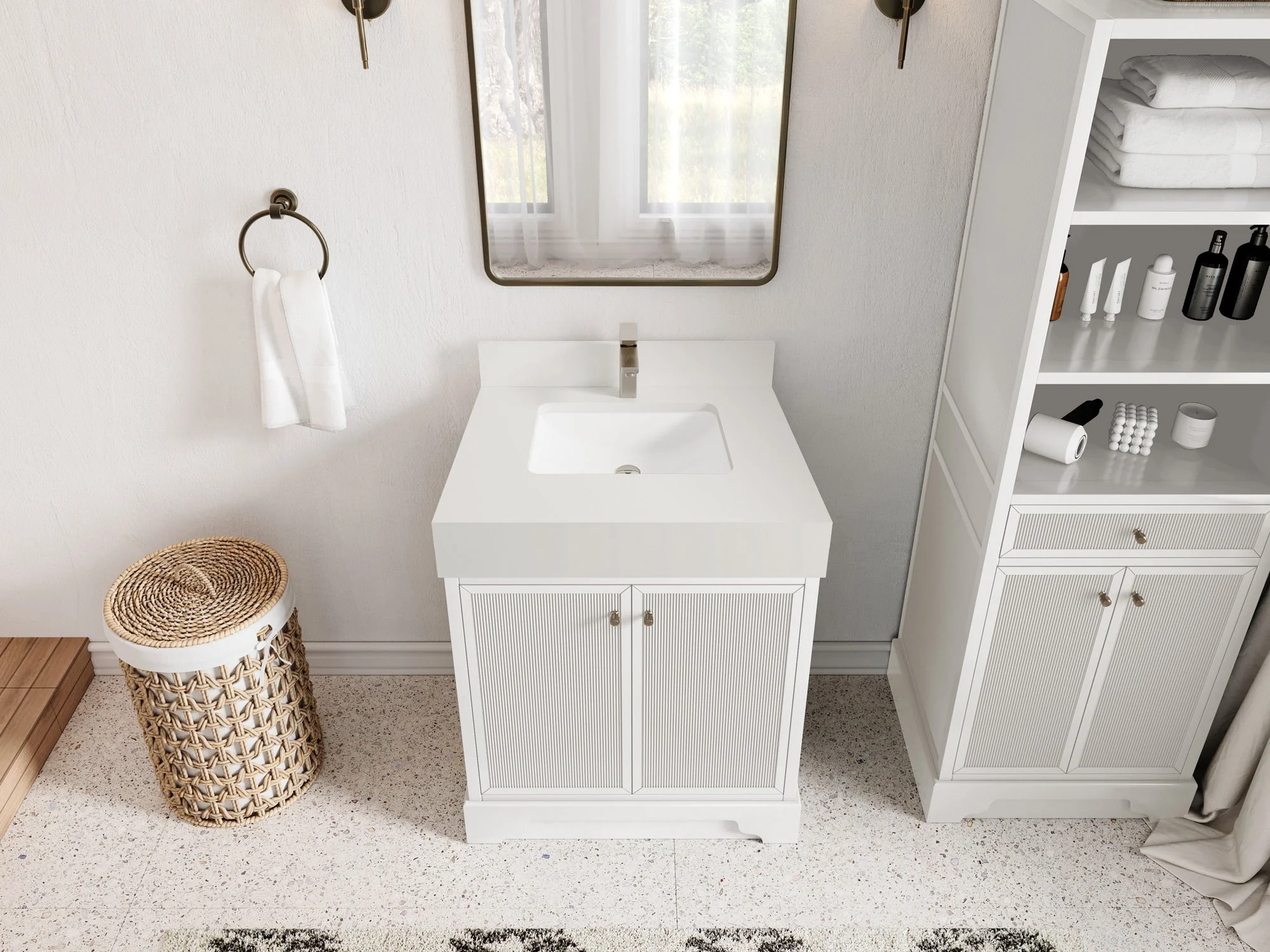 Manhattan 30 in. W x 22 in. D Single Sink Bathroom Vanity - Image 11