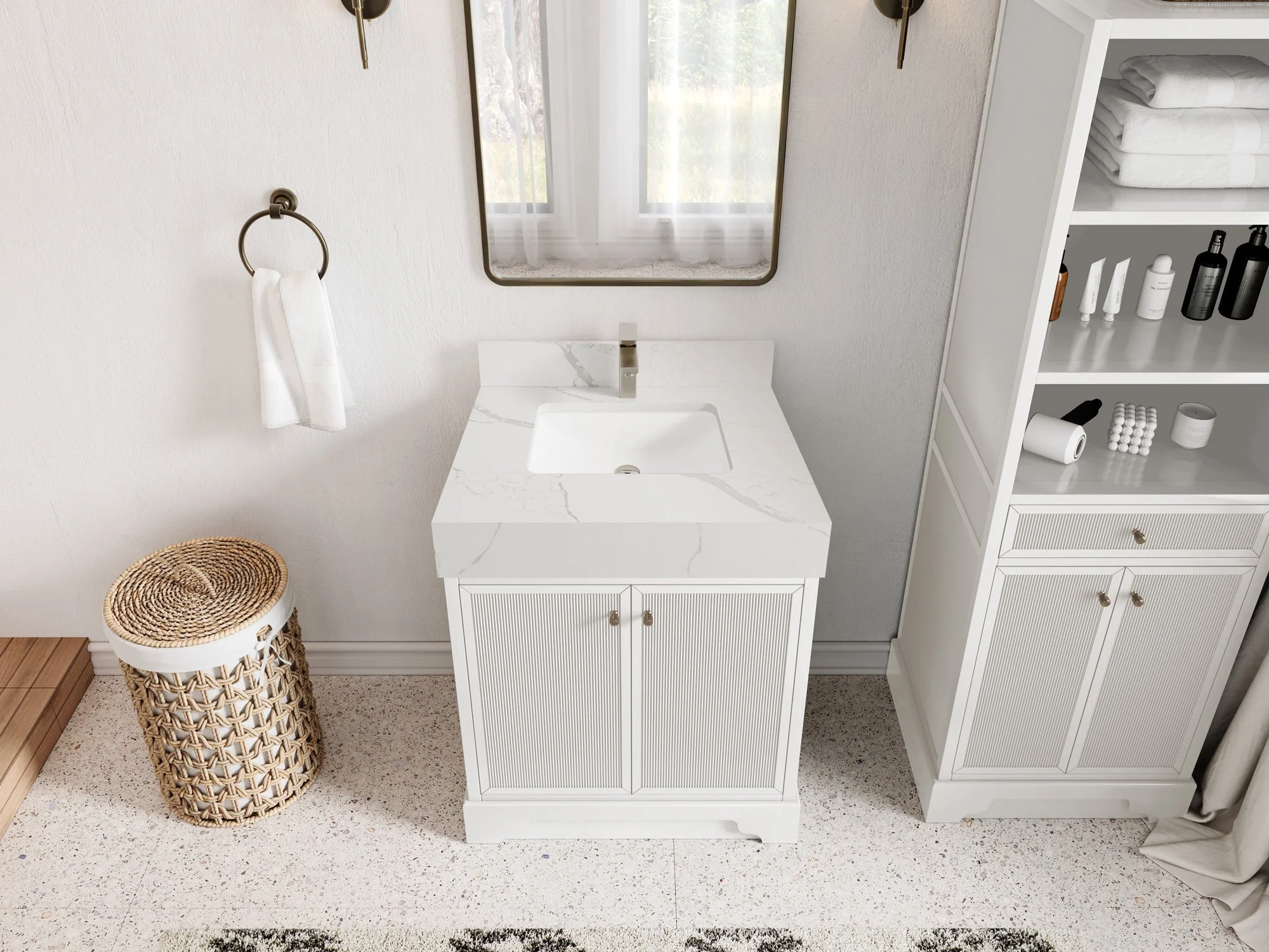 Manhattan 30 in. W x 22 in. D Single Sink Bathroom Vanity - Image 7