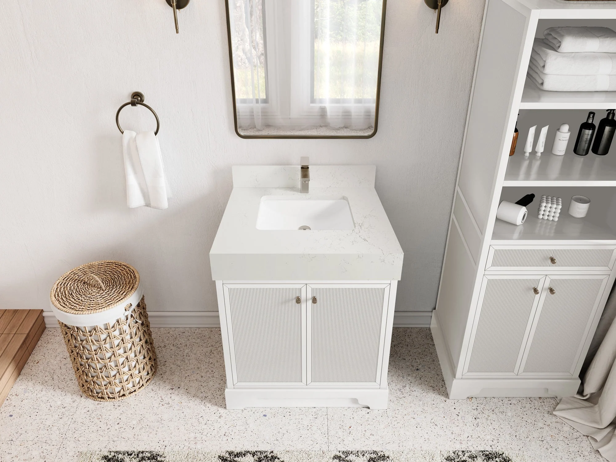 Manhattan 30 in. W x 22 in. D Single Sink Bathroom Vanity - Image 9