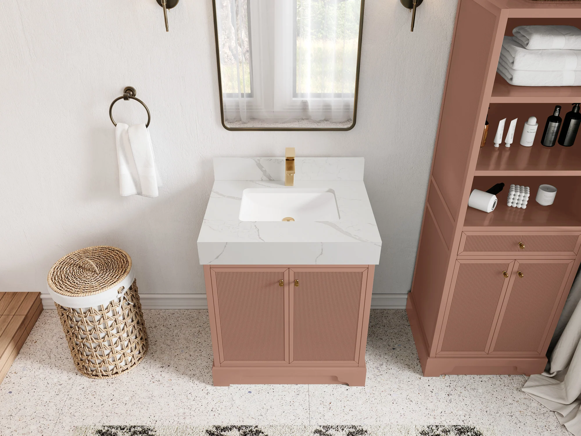 Manhattan 30 in. W x 22 in. D Single Sink Bathroom Vanity - Image 11