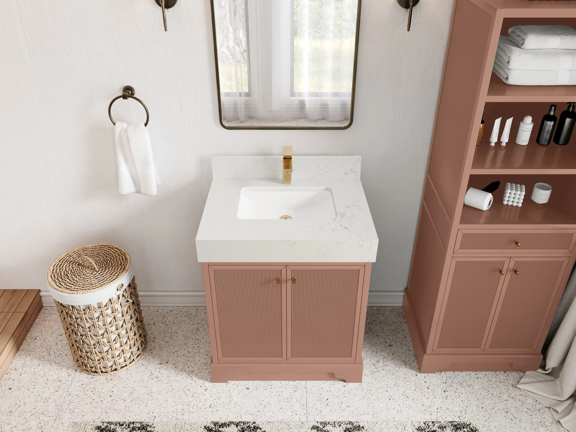 Manhattan 30 in. W x 22 in. D Single Sink Bathroom Vanity - Image 13