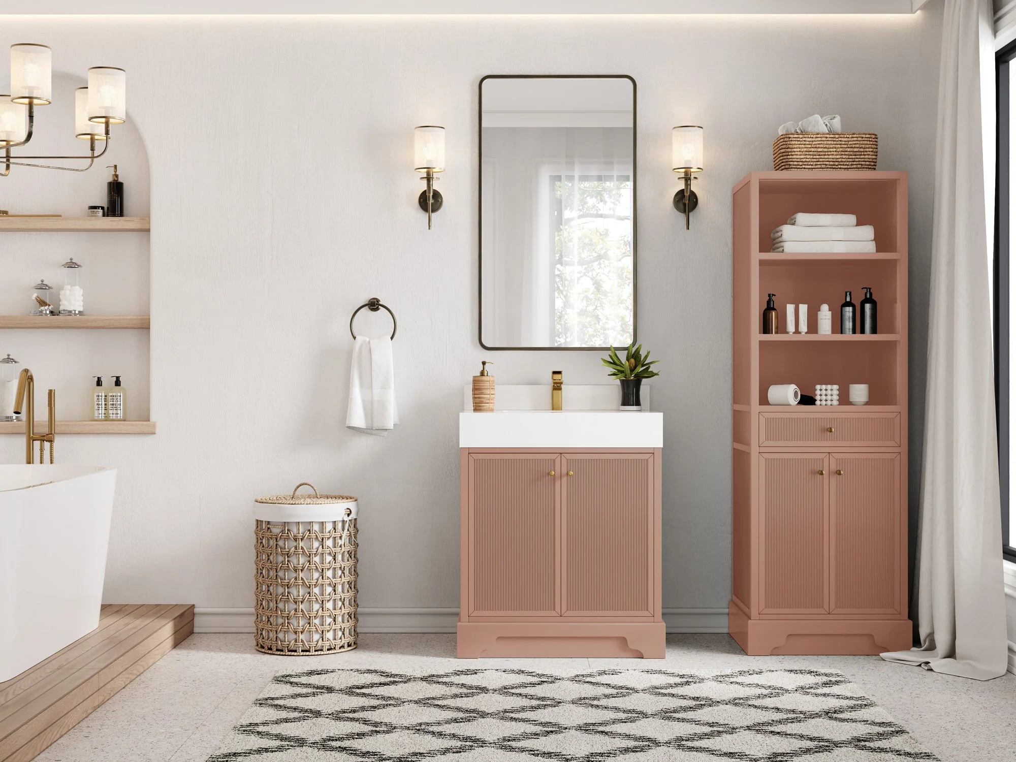 Manhattan 30 in. W x 22 in. D Single Sink Bathroom Vanity - Image 4
