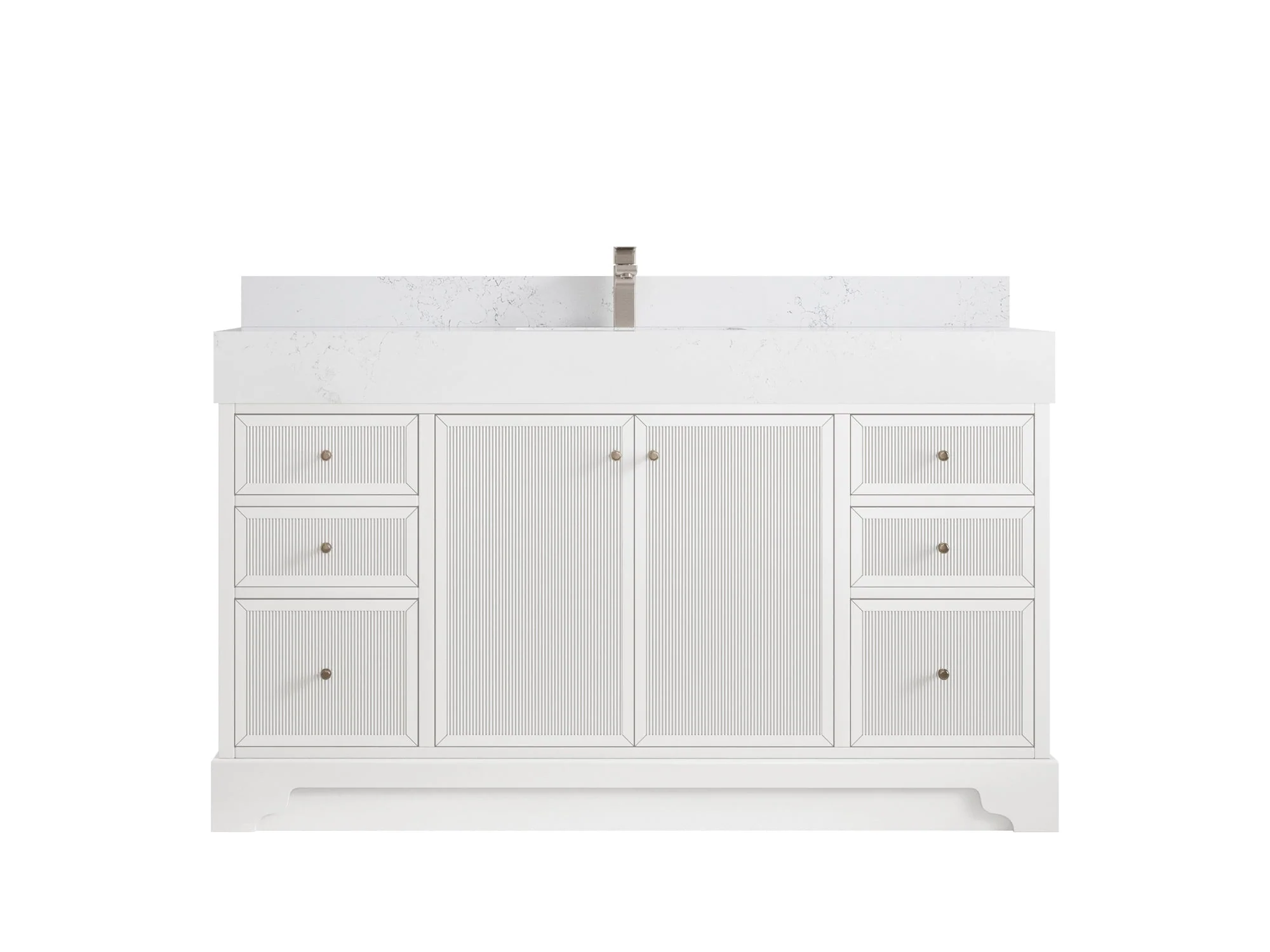 Manhattan 60 in. W x 22 in. D Single Sink Bathroom Vanity - Image 10