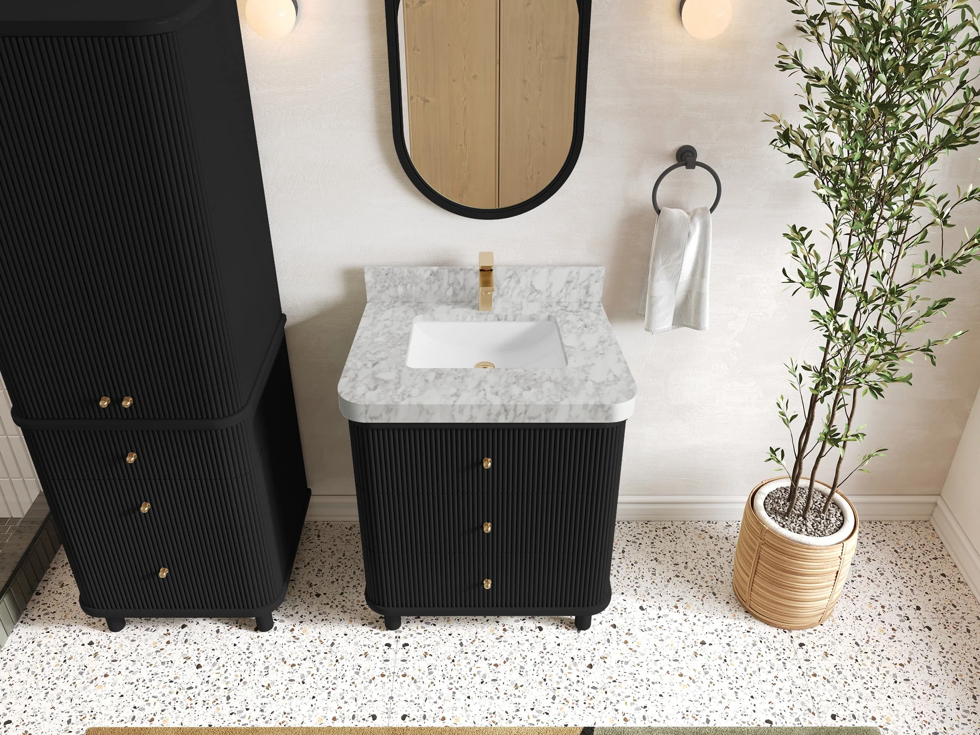 Miami 30 in. W x 22 in. D Single Sink Bathroom Vanity - Image 12