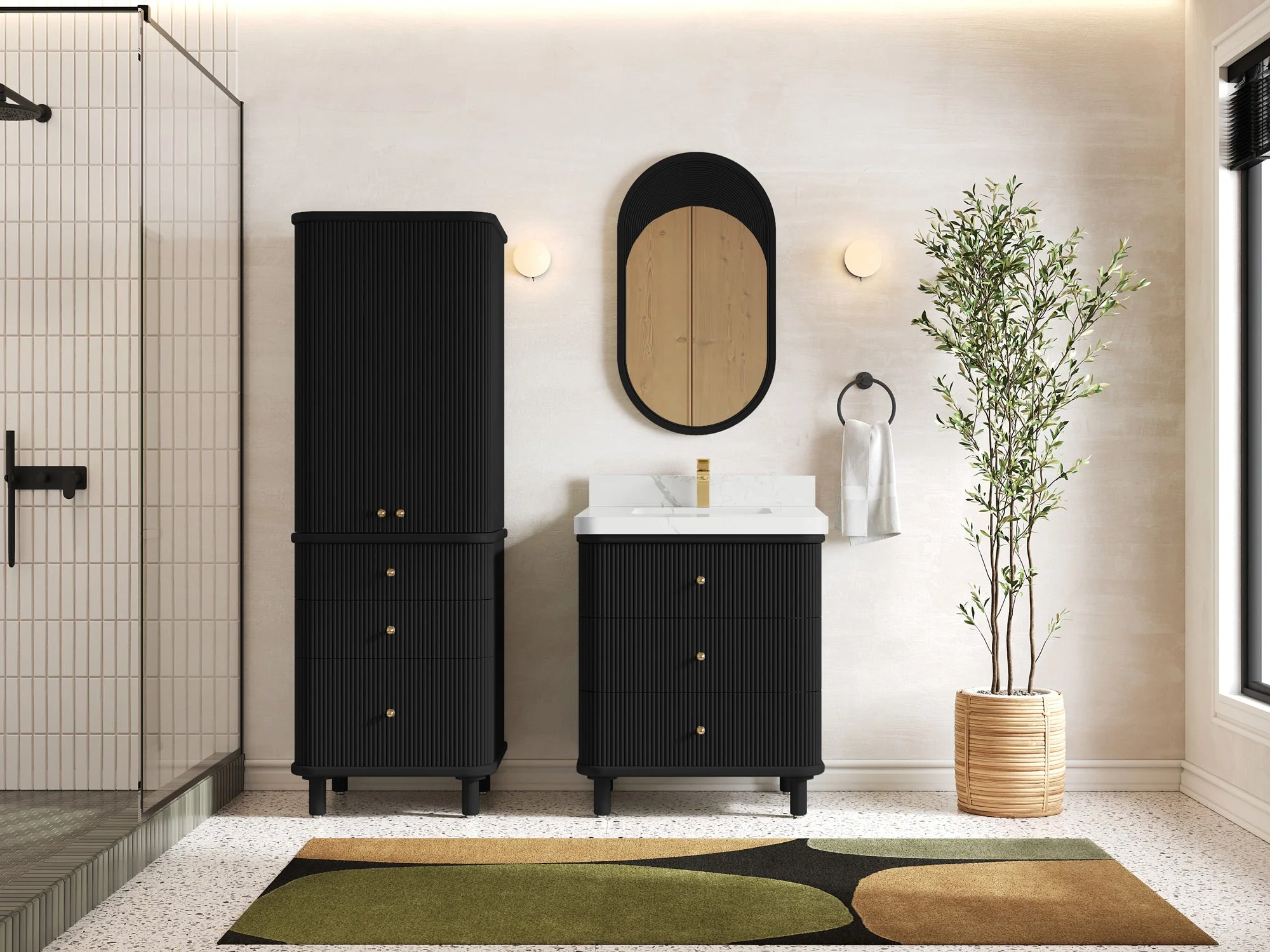 Miami 30 in. W x 22 in. D Single Sink Bathroom Vanity - Image 4