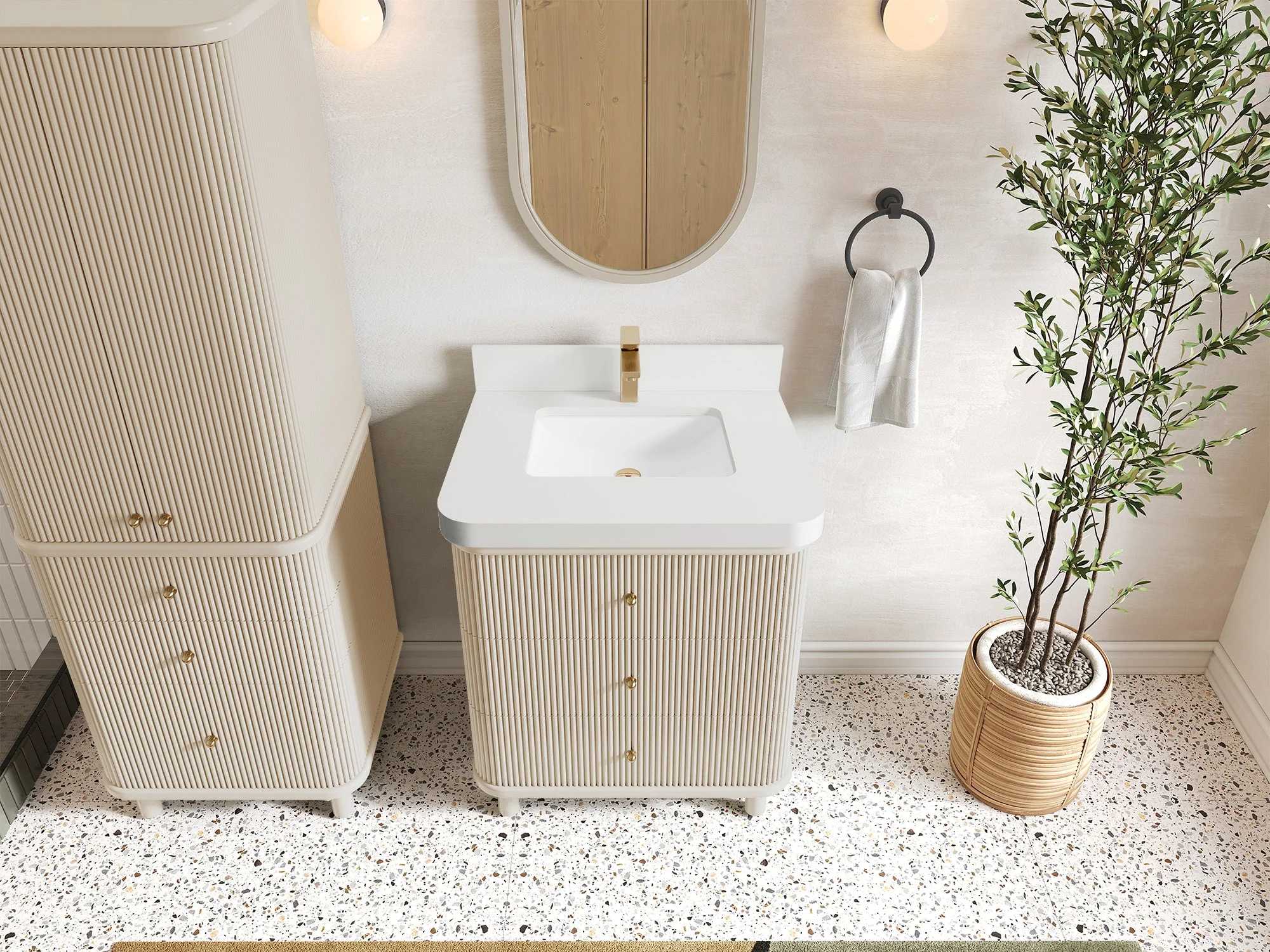 Miami 30 in. W x 22 in. D Single Sink Bathroom Vanity - Image 18