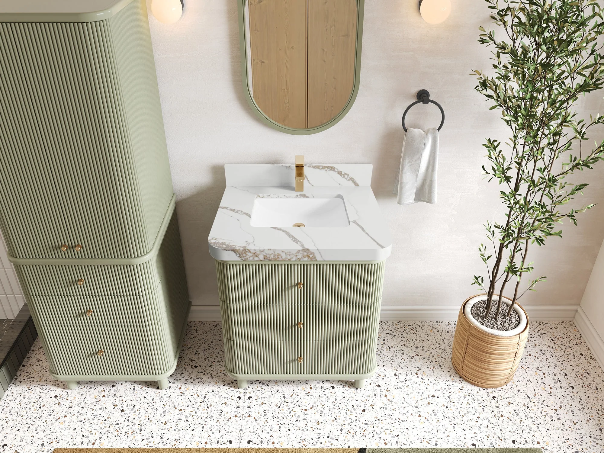 Miami 30 in. W x 22 in. D Single Sink Bathroom Vanity - Image 20
