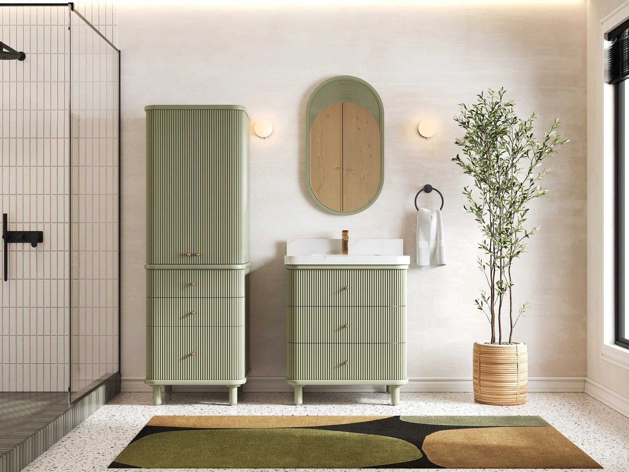 Miami 30 in. W x 22 in. D Single Sink Bathroom Vanity - Image 4