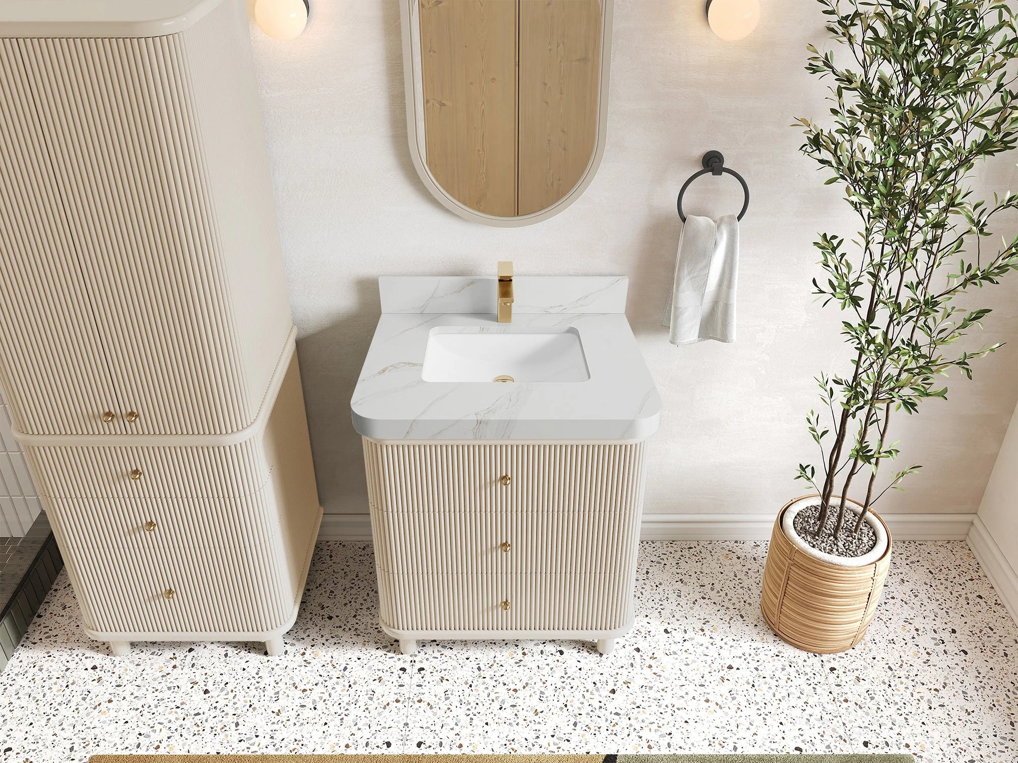 Miami 30 in. W x 22 in. D Single Sink Bathroom Vanity - Image 22