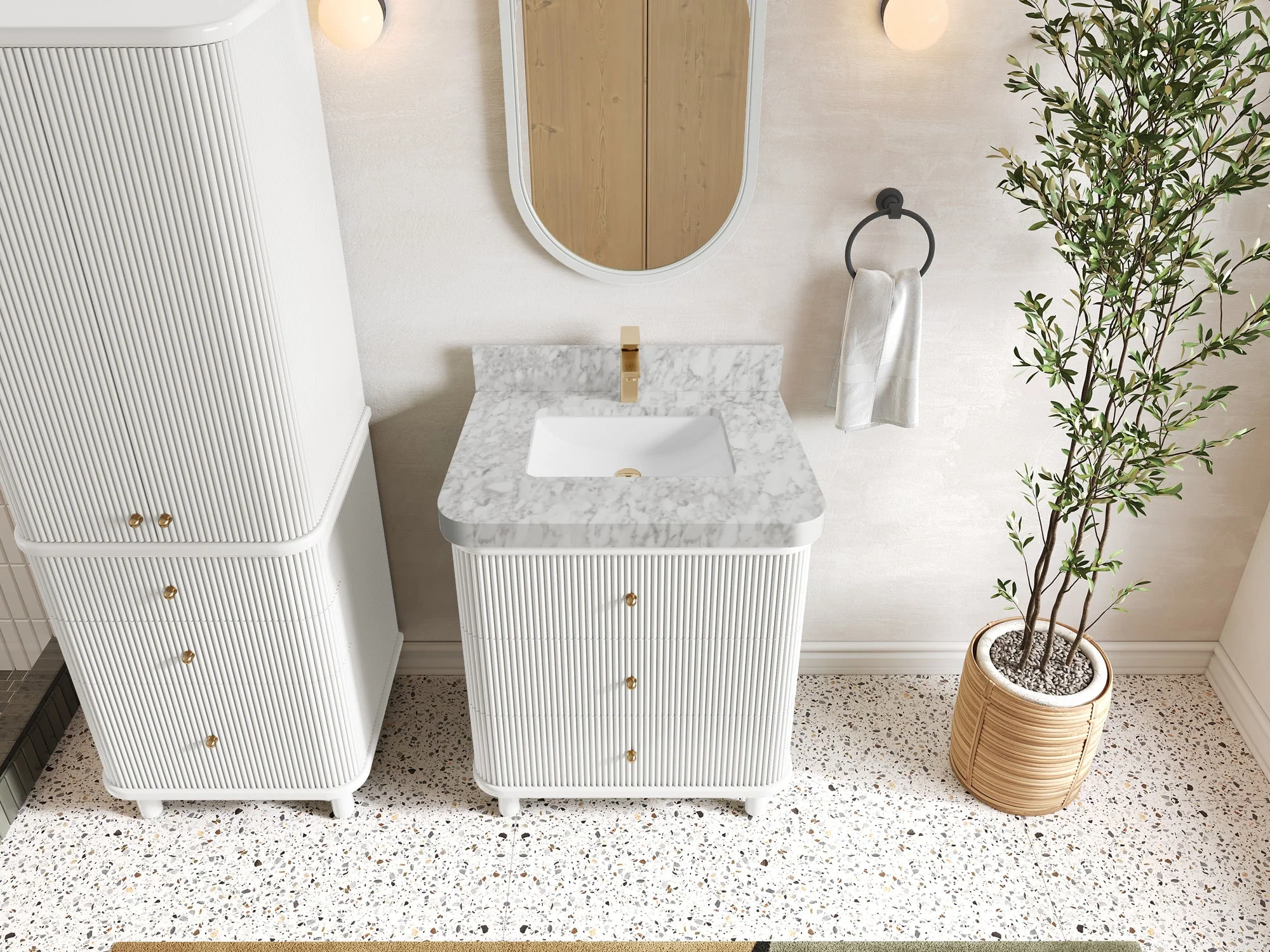 Miami 30 in. W x 22 in. D Single Sink Bathroom Vanity - Image 12
