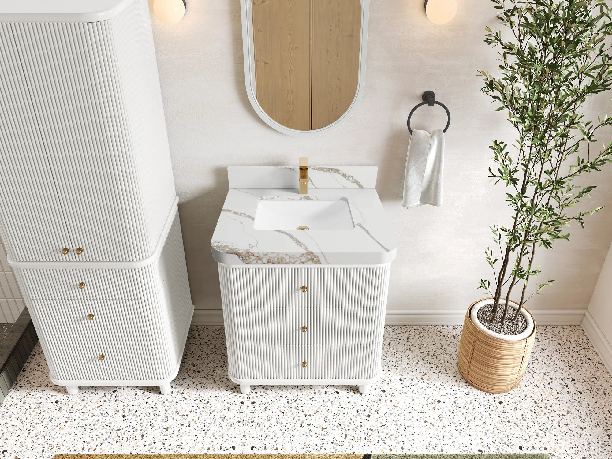 Miami 30 in. W x 22 in. D Single Sink Bathroom Vanity - Image 20
