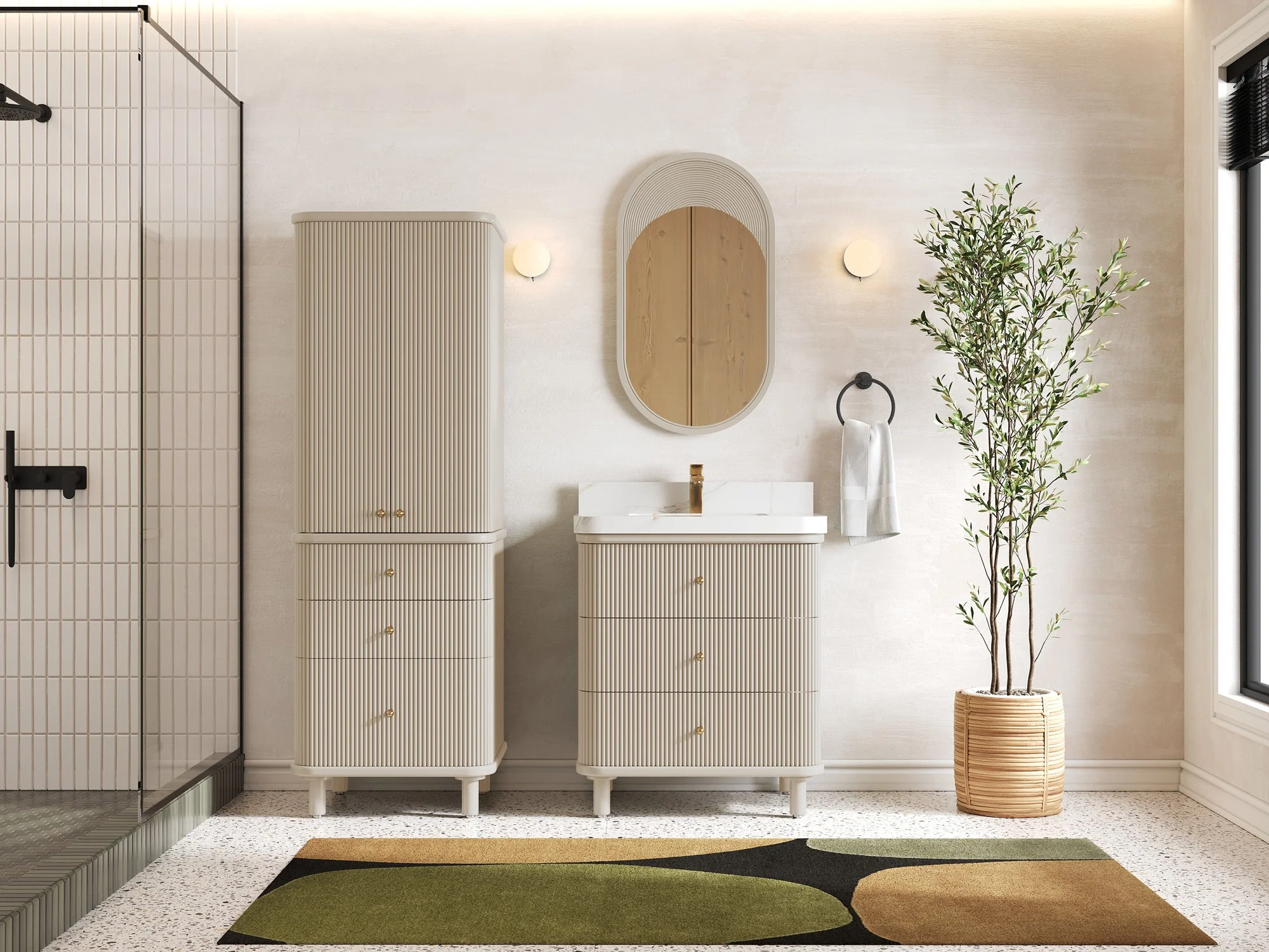 Miami 30 in. W x 22 in. D Single Sink Bathroom Vanity - Image 4