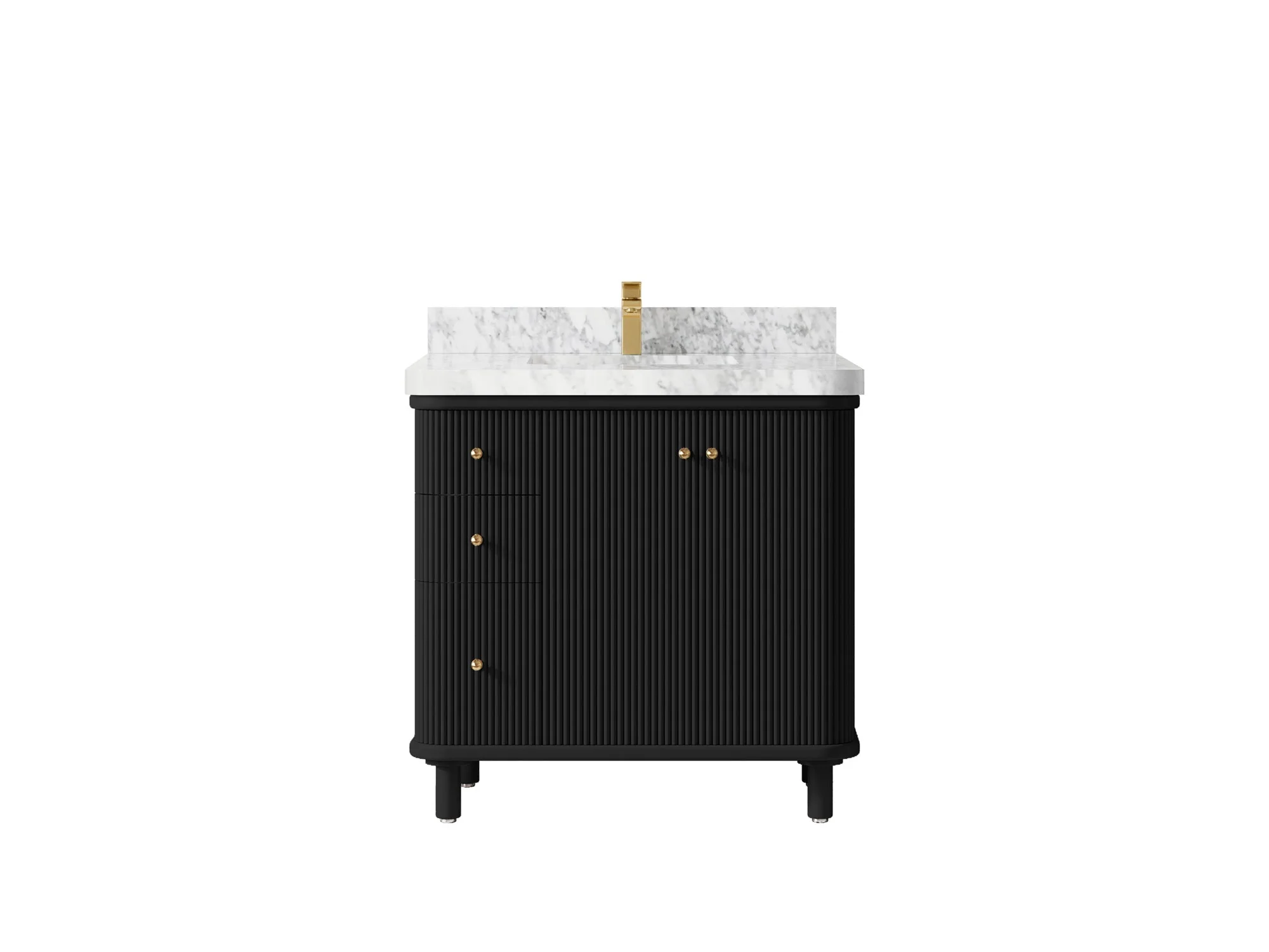 Miami 36 in. W x 22 in. D Center Sink Bathroom Vanity - Image 12