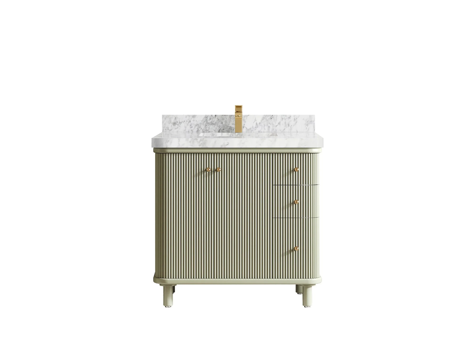 Miami Collection Bath Vanity - 36" W x 22" D with Center Sink - Image 12