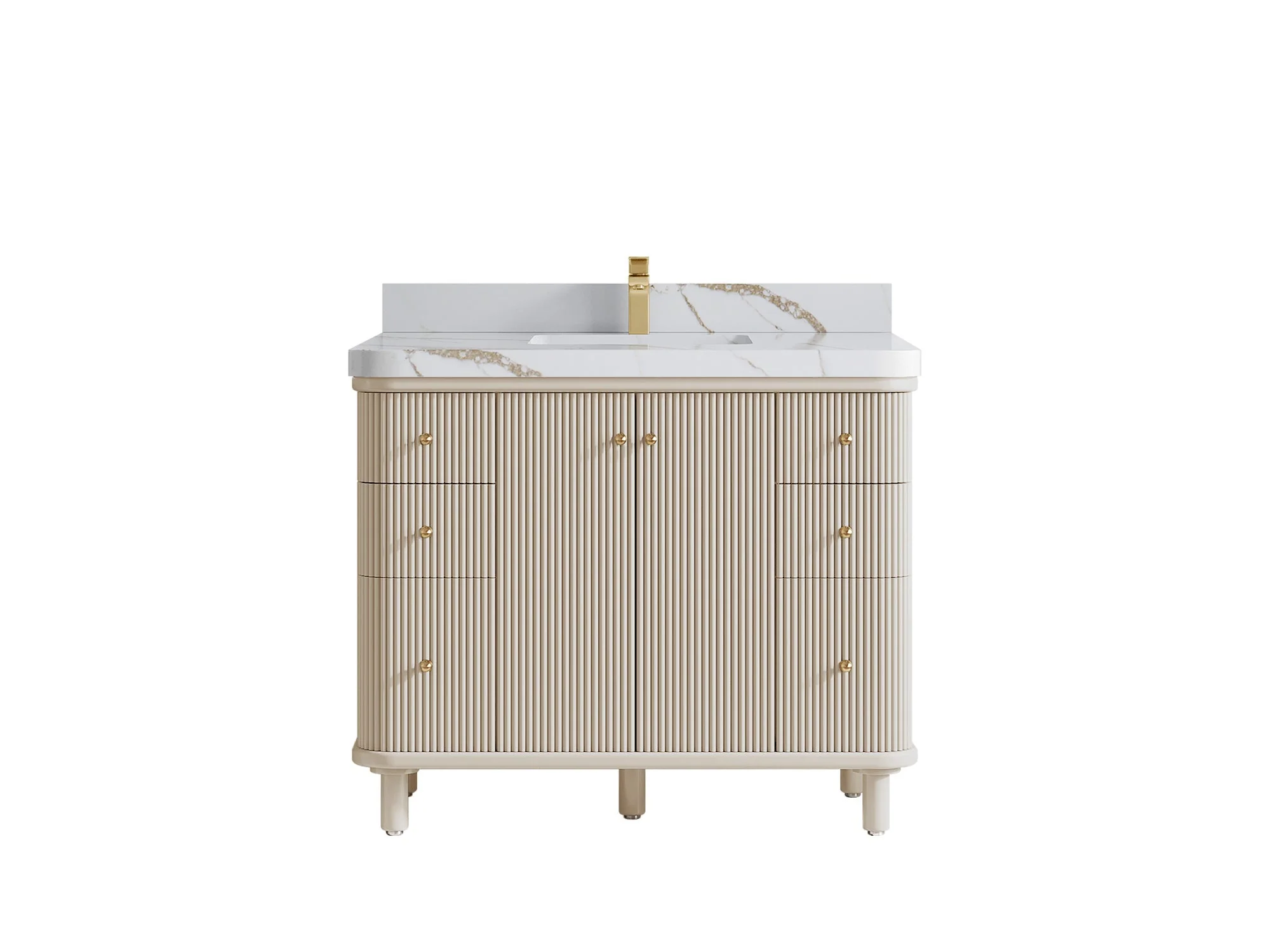 Miami 42 in. W x 22 in. D Single Sink Bathroom Vanity - Image 21