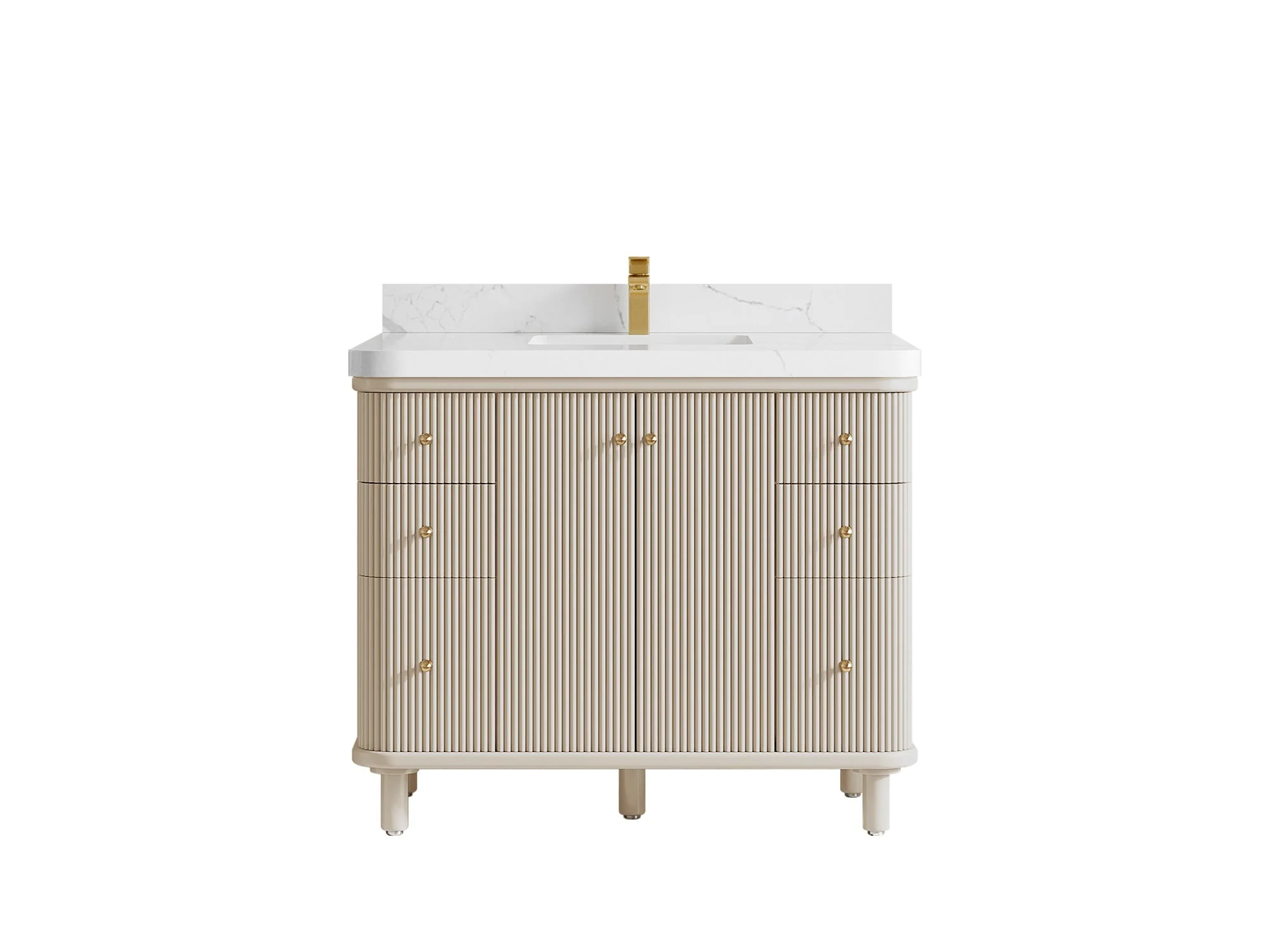 Miami 42 in. W x 22 in. D Single Sink Bathroom Vanity - Image 9