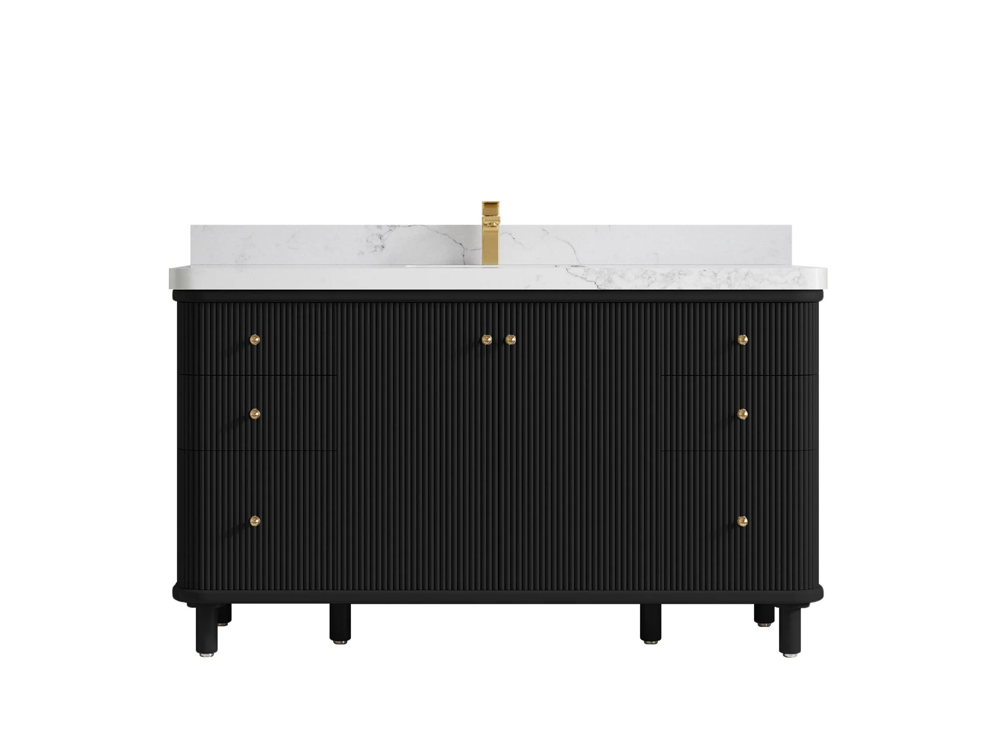 Miami 60 in. W x 22 in. D Single Sink Bathroom Vanity - Image 11