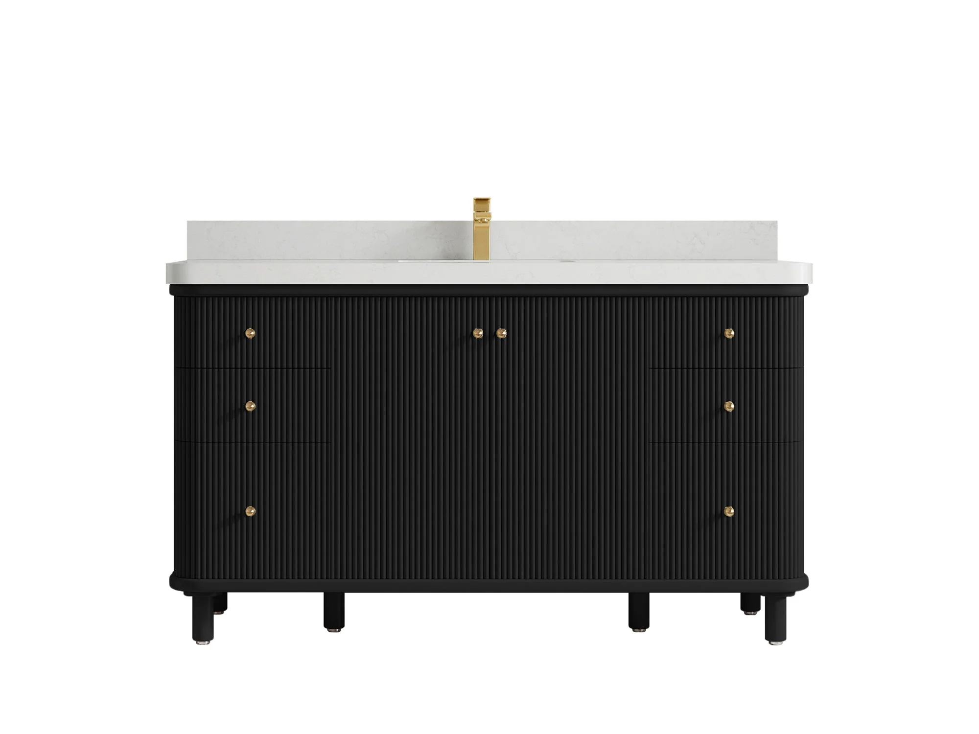 Miami 60 in. W x 22 in. D Single Sink Bathroom Vanity - Image 15