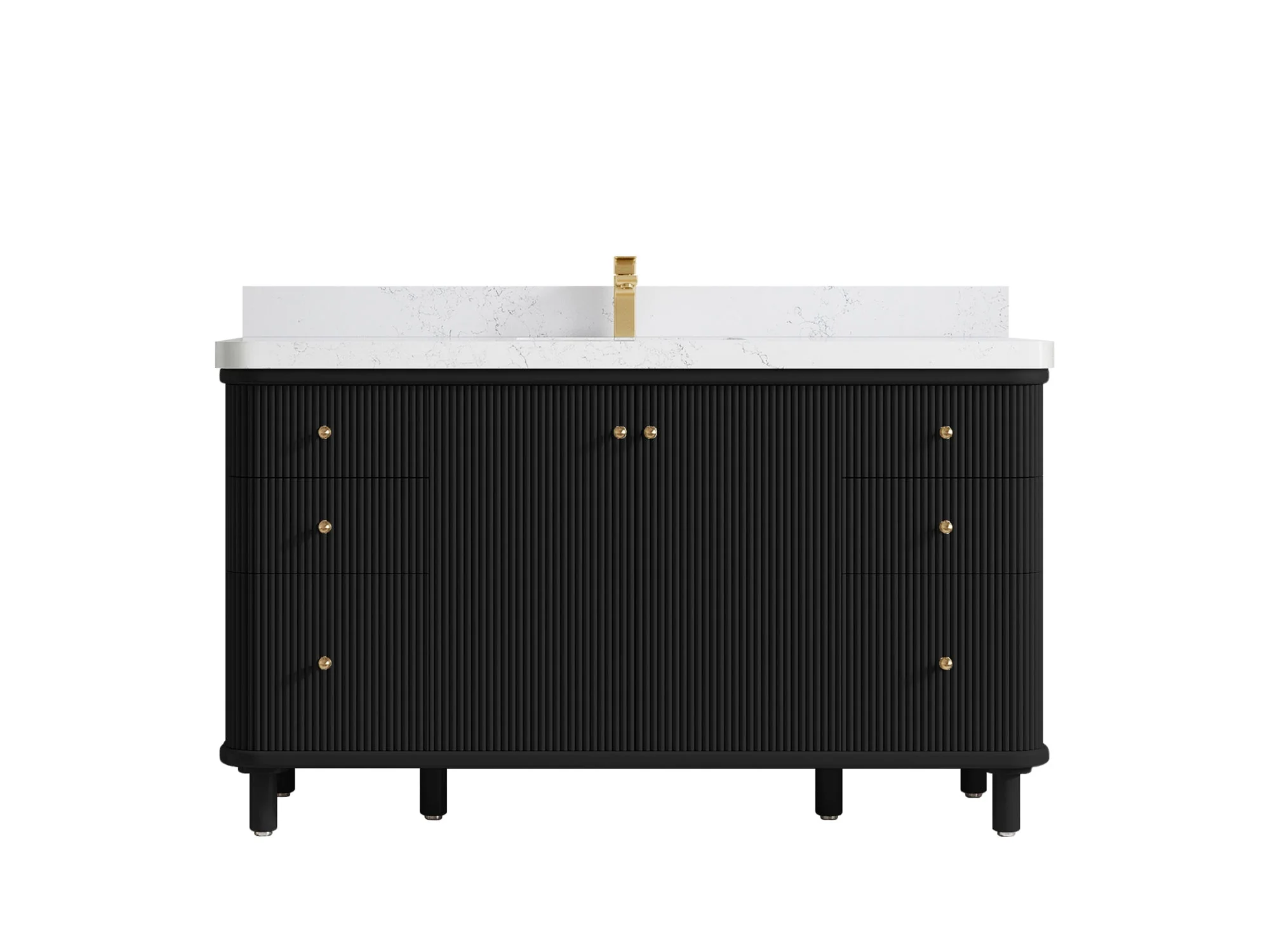 Miami 60 in. W x 22 in. D Single Sink Bathroom Vanity - Image 17