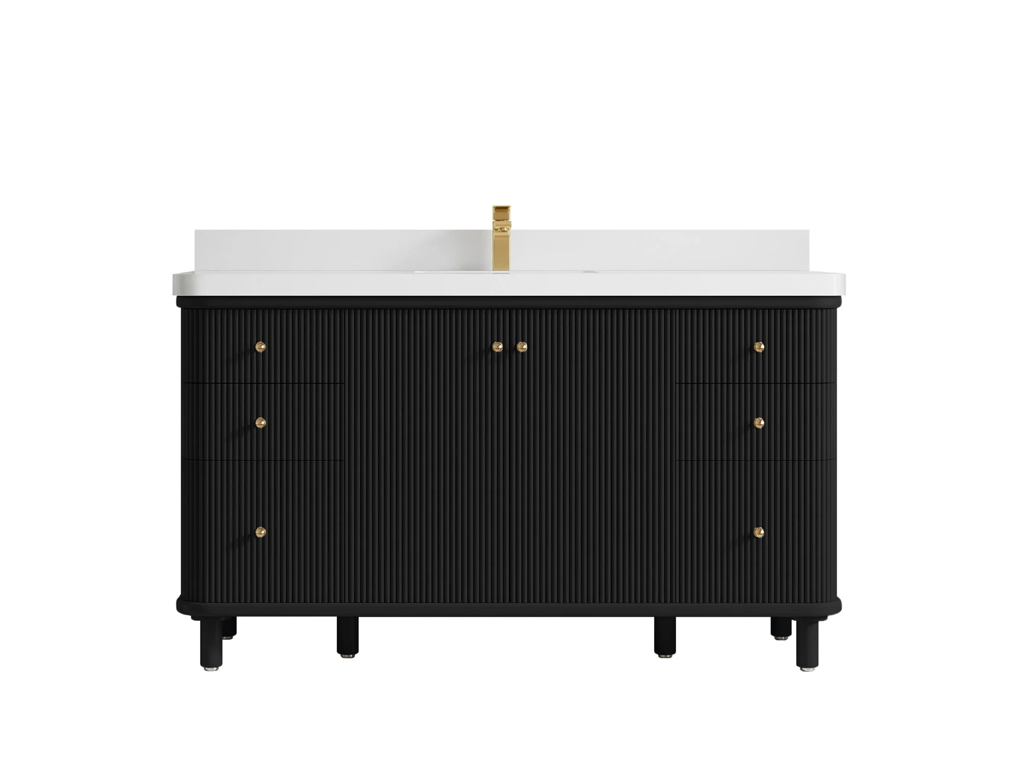 Miami 60 in. W x 22 in. D Single Sink Bathroom Vanity - Image 19