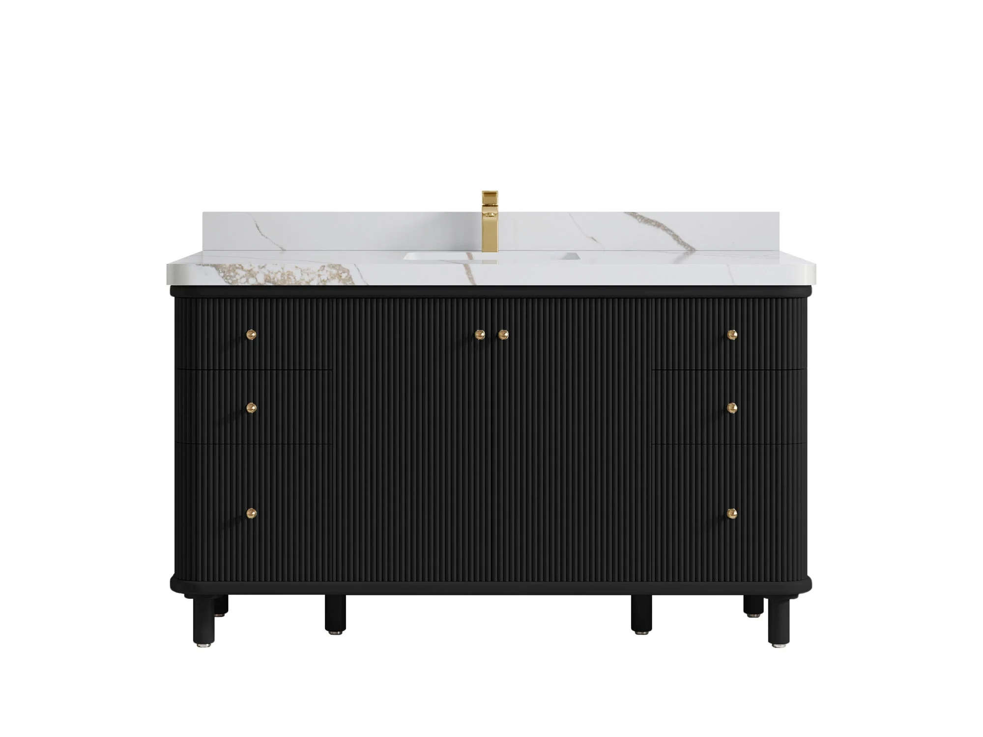 Miami 60 in. W x 22 in. D Single Sink Bathroom Vanity - Image 21
