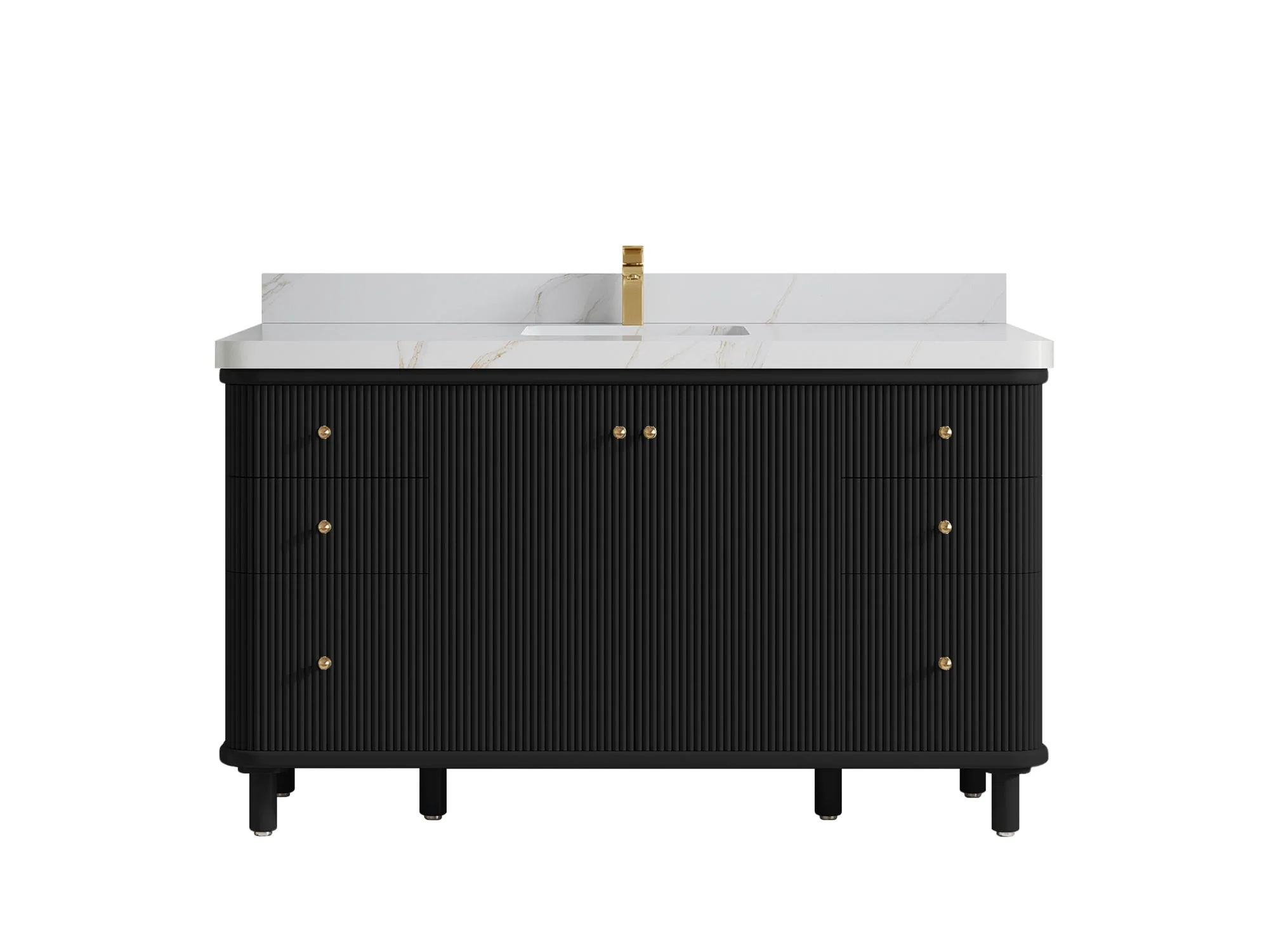 Miami 60 in. W x 22 in. D Single Sink Bathroom Vanity - Image 23