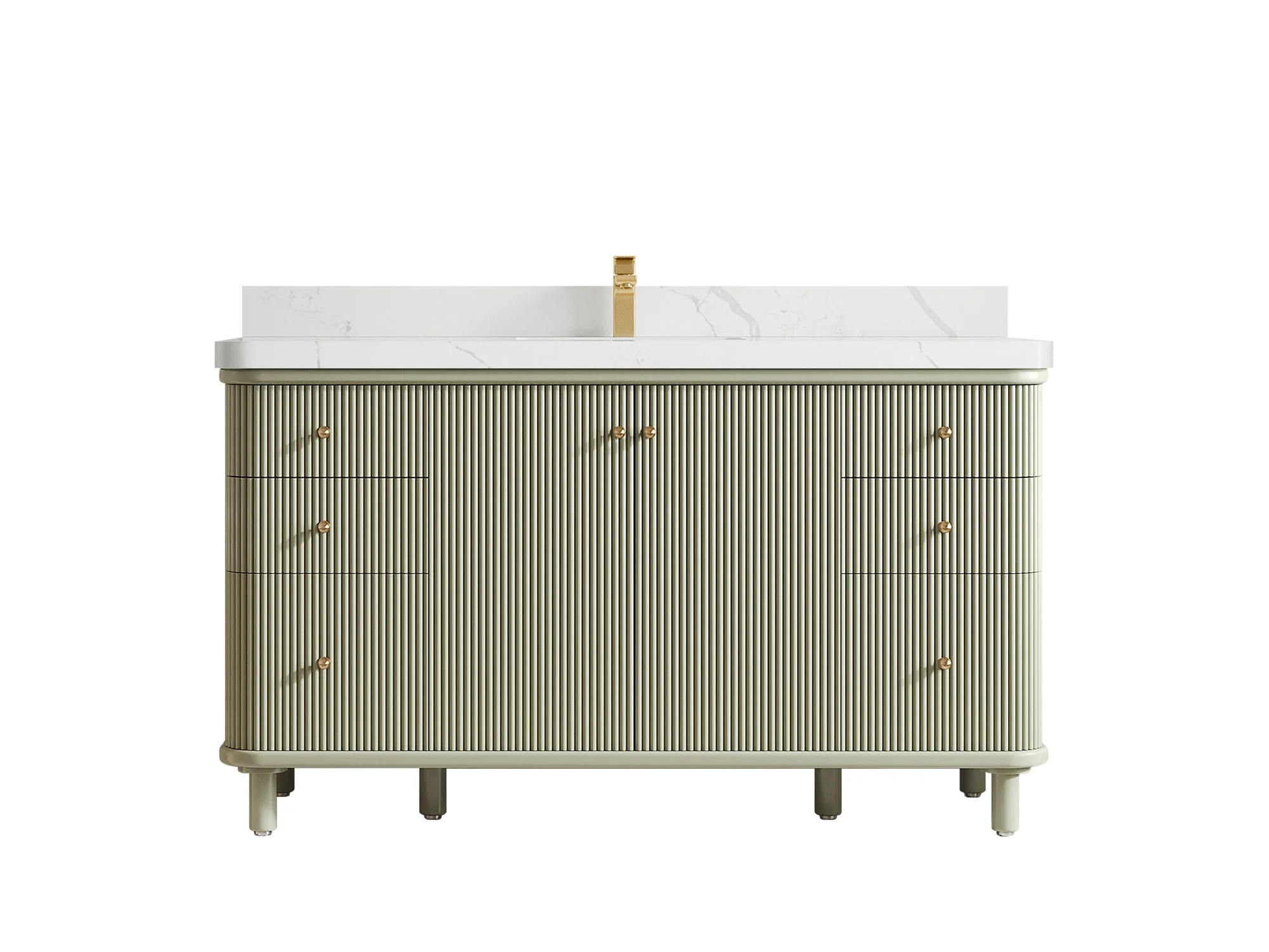 Miami 60 in. W x 22 in. D Single Sink Bathroom Vanity - Image 9
