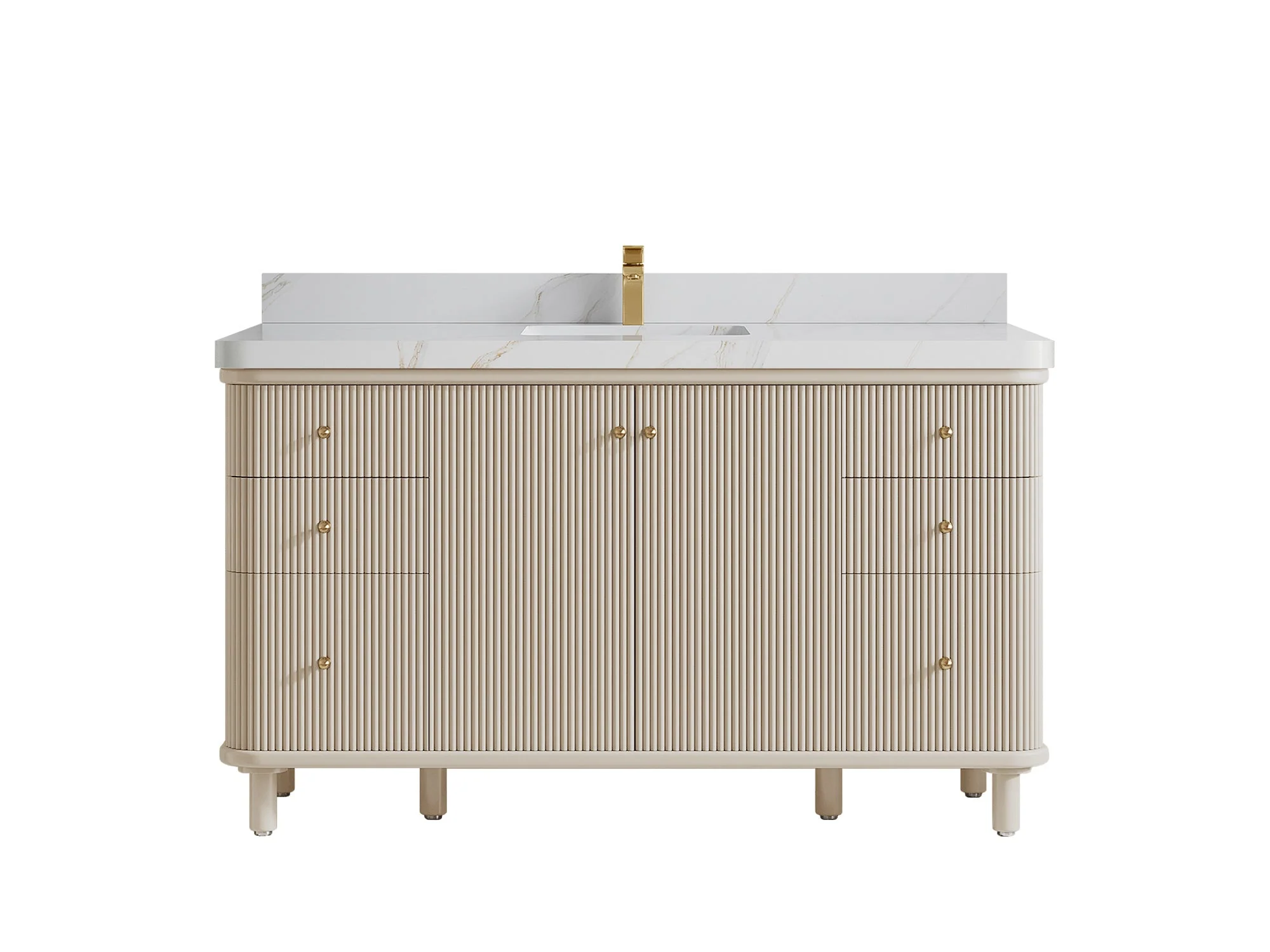 Miami 60 in. W x 22 in. D Single Sink Bathroom Vanity - Image 23