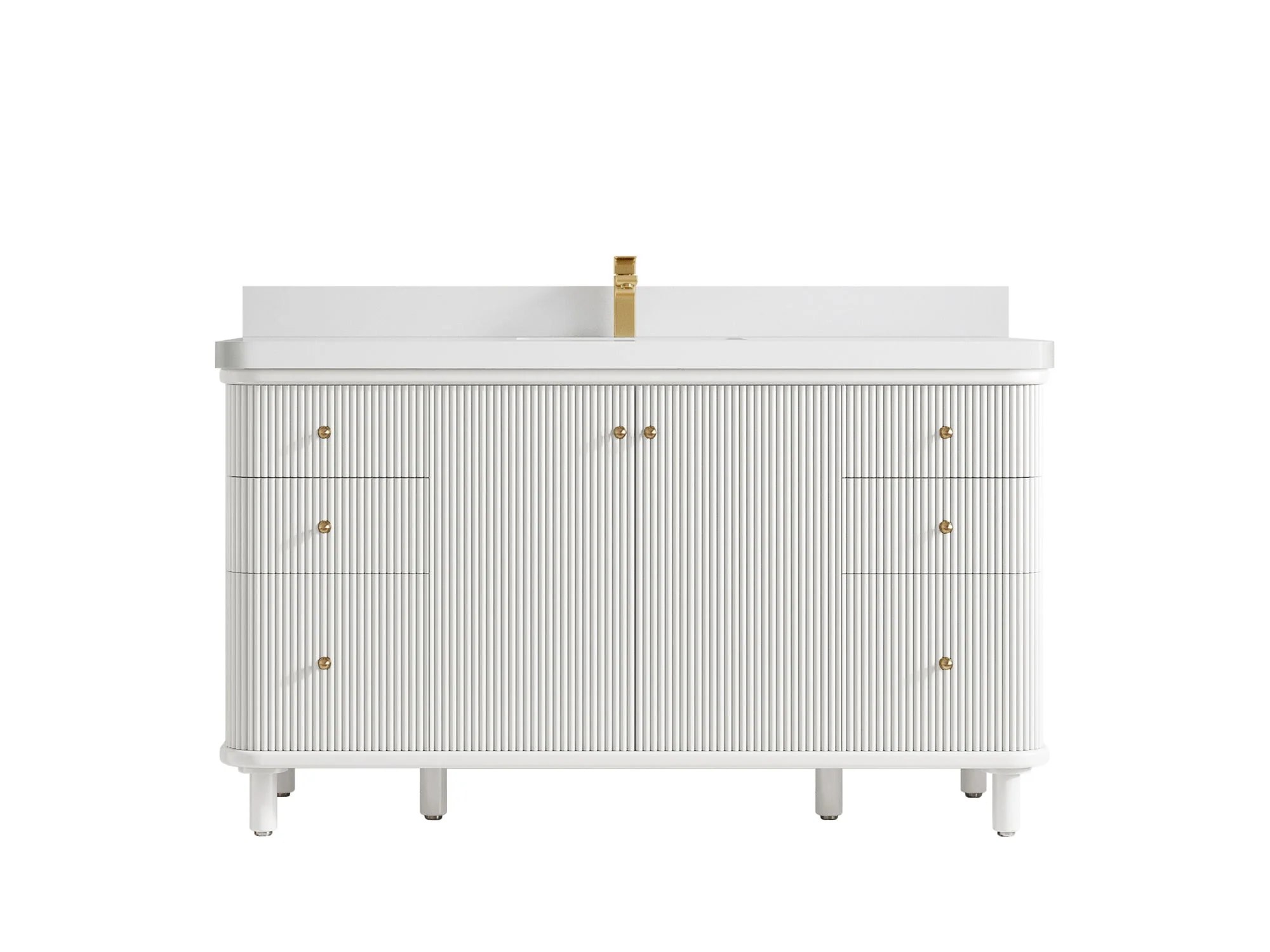 Miami 60 in. W x 22 in. D Single Sink Bathroom Vanity - Image 19