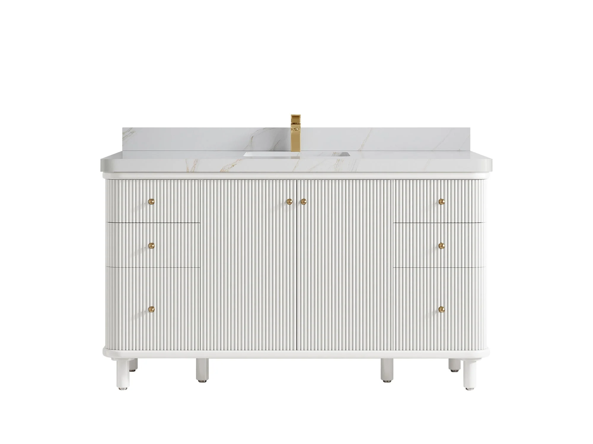 Miami 60 in. W x 22 in. D Single Sink Bathroom Vanity - Image 23