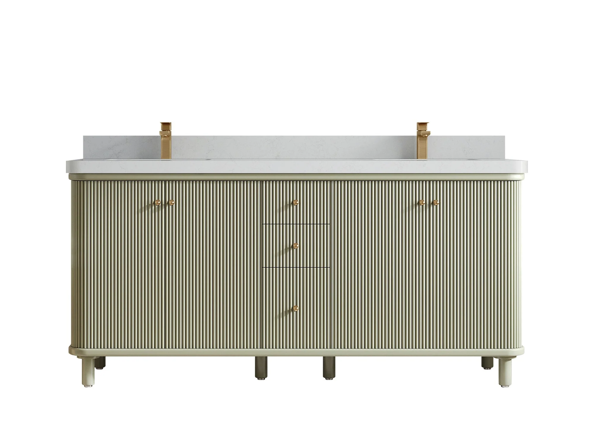 Miami 72 in. W x 22 in. D Double Sink Bathroom Vanity - Image 16