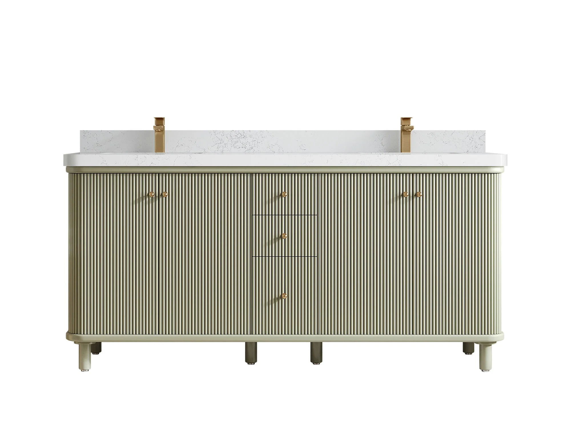 Miami 72 in. W x 22 in. D Double Sink Bathroom Vanity - Image 18
