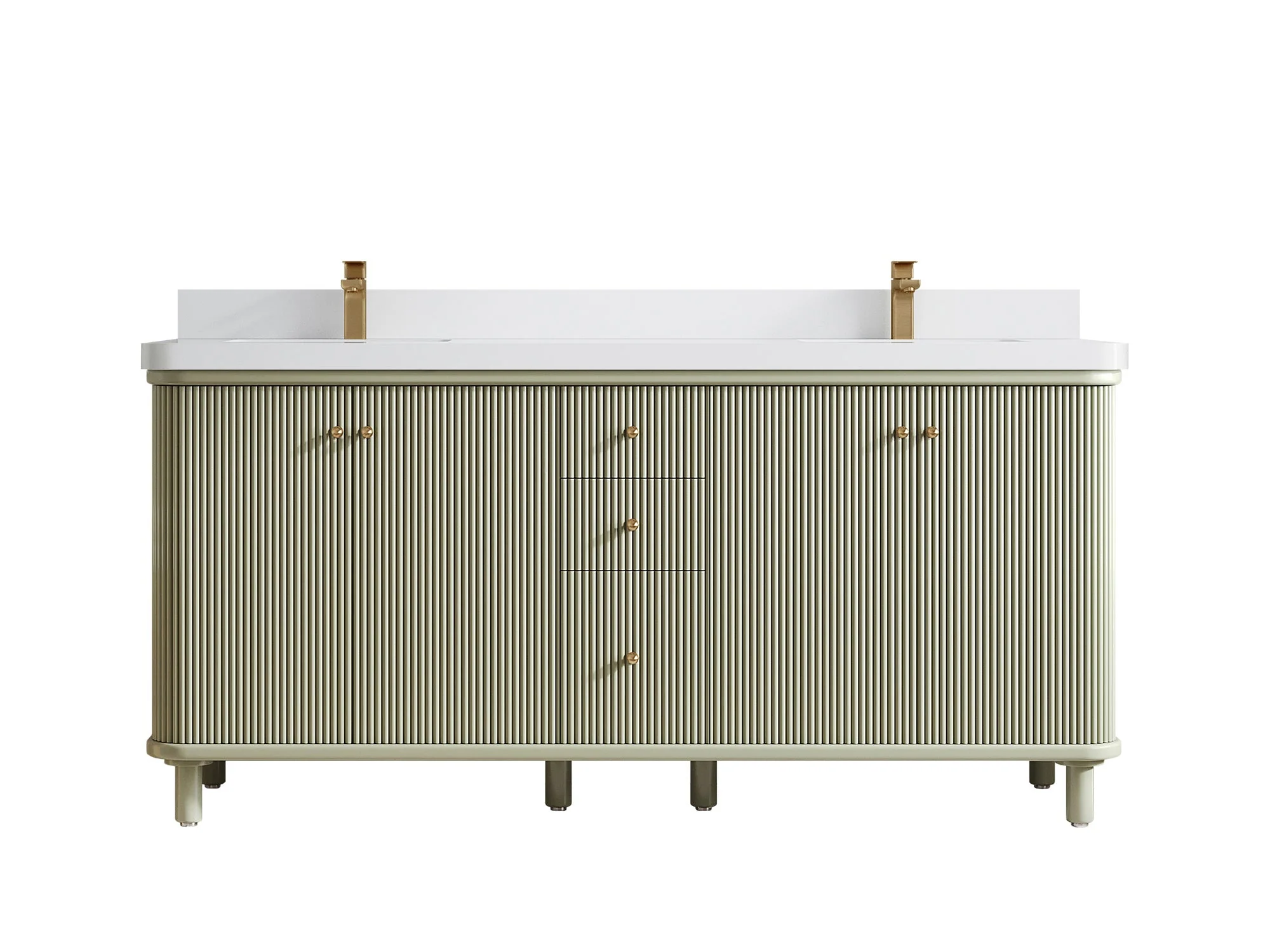 Miami 72 in. W x 22 in. D Double Sink Bathroom Vanity - Image 20