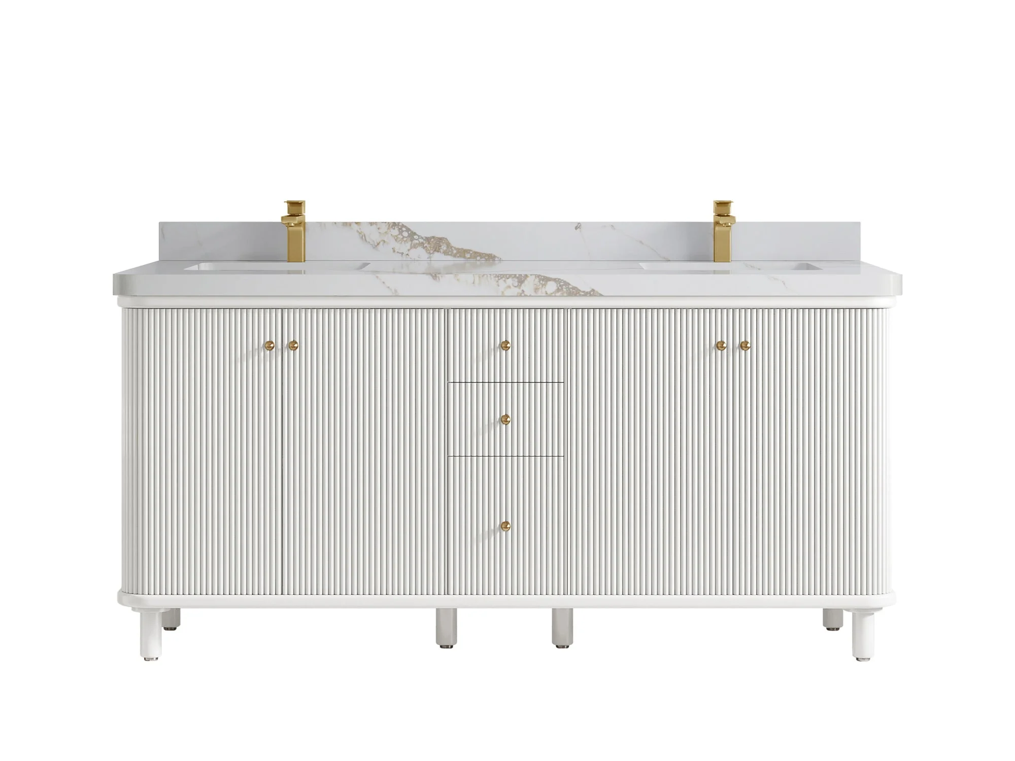Miami 72 in. W x 22 in. D Double Sink Bathroom Vanity - Image 13