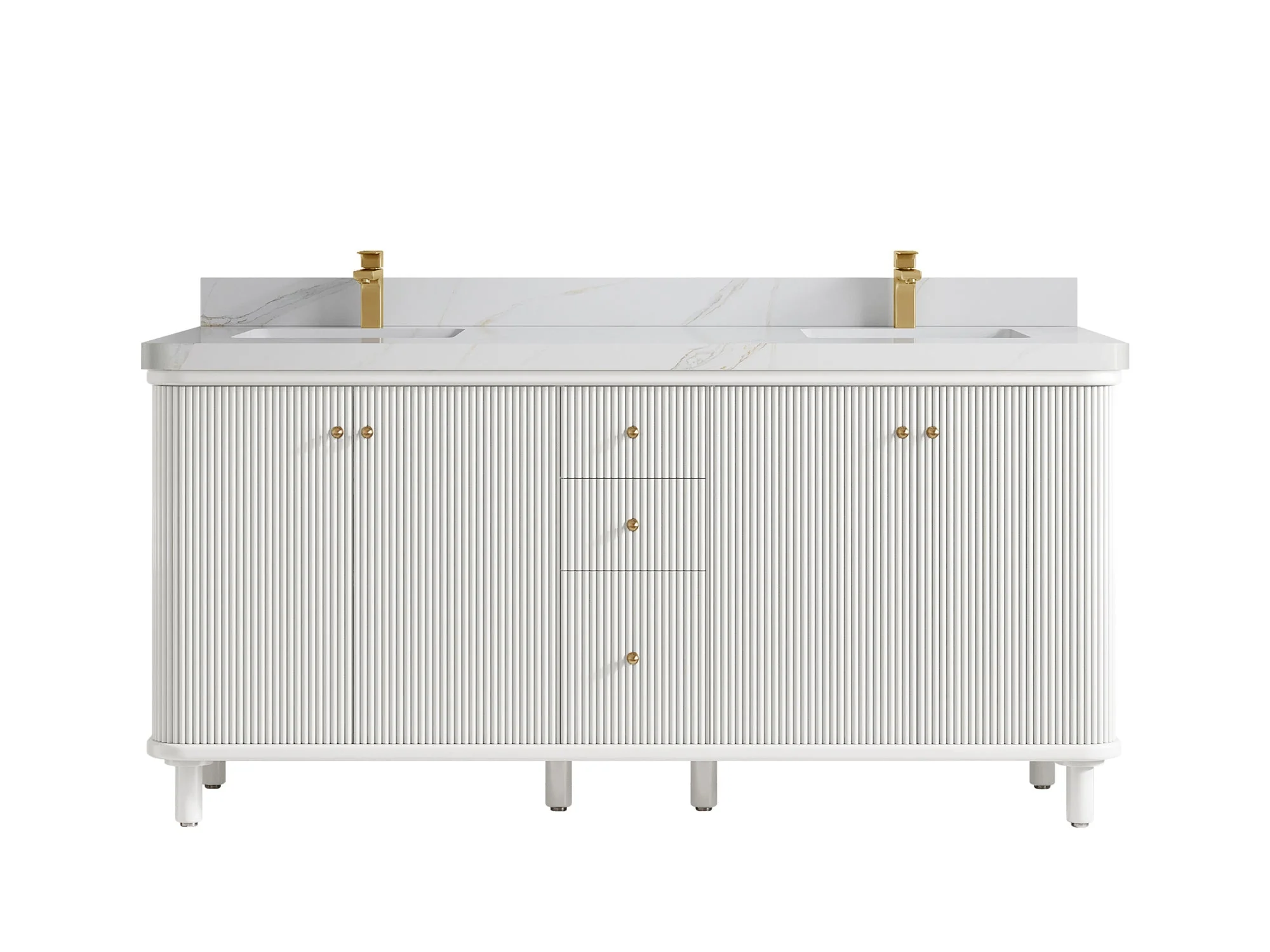 Miami 72 in. W x 22 in. D Double Sink Bathroom Vanity - Image 19
