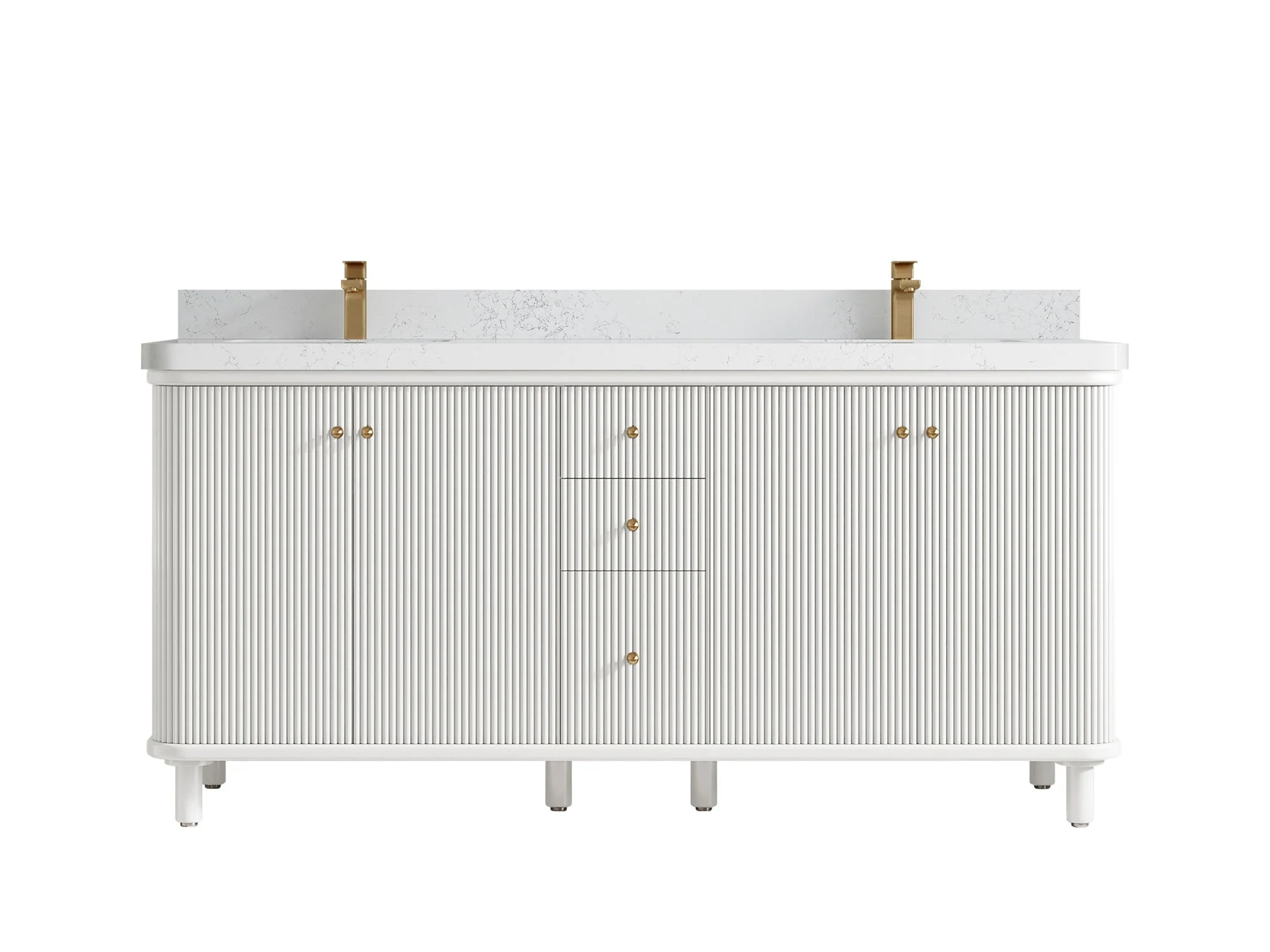 Miami 72 in. W x 22 in. D Double Sink Bathroom Vanity - Image 21