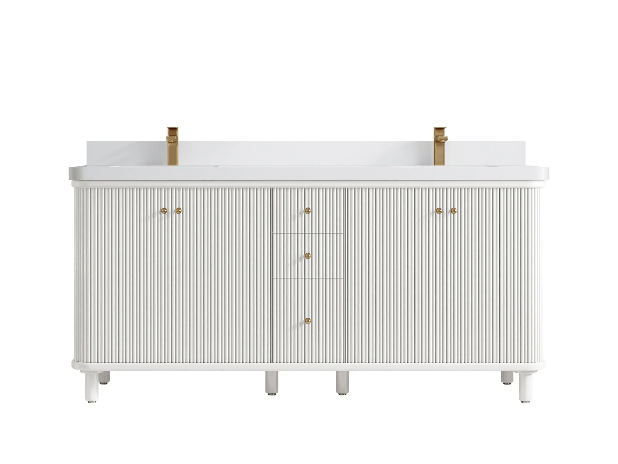 Miami 72 in. W x 22 in. D Double Sink Bathroom Vanity - Image 23