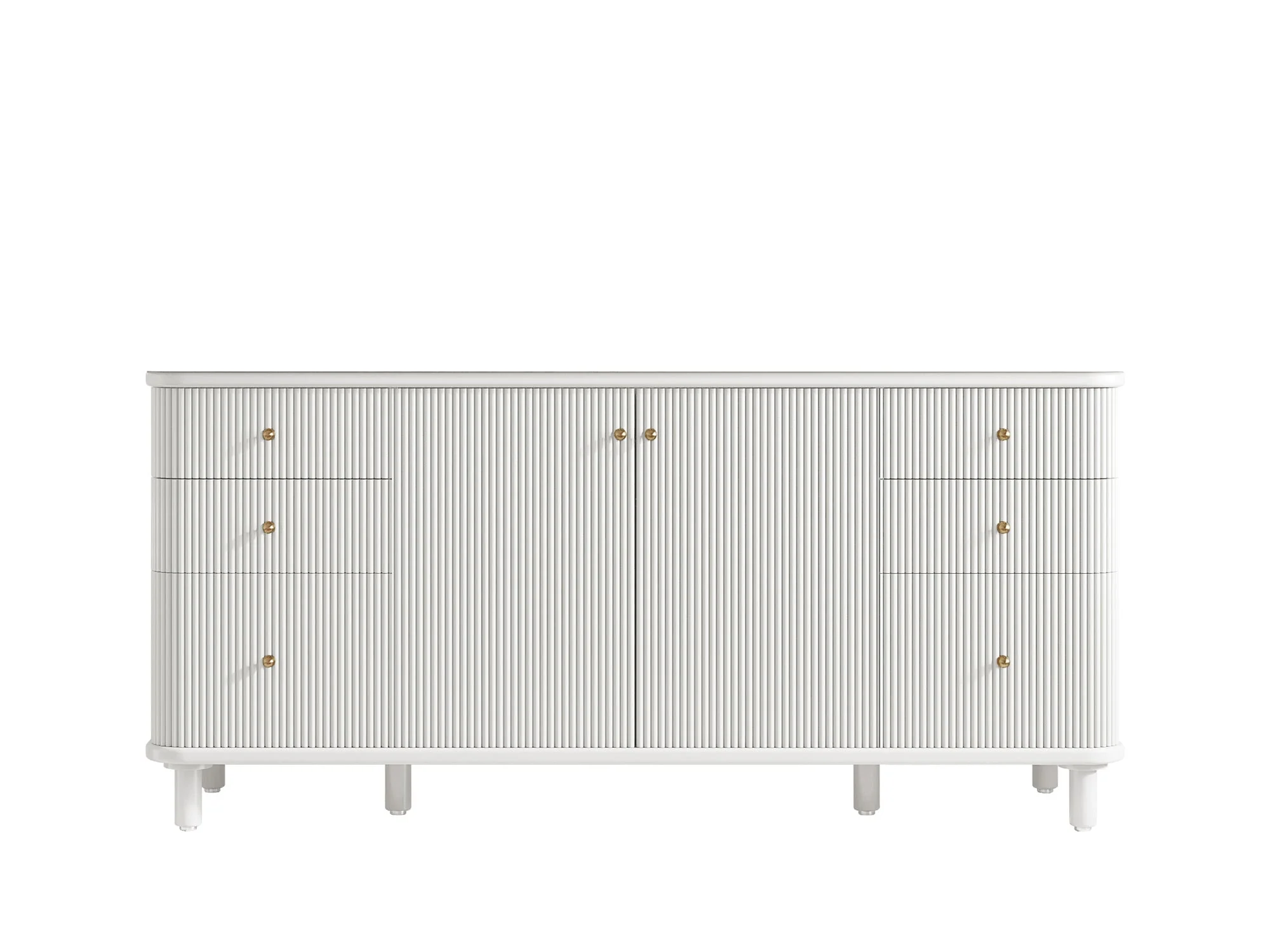 Miami 72 in. W x 22 in. D Fluted Single Sink Bathroom Vanity - Image 6
